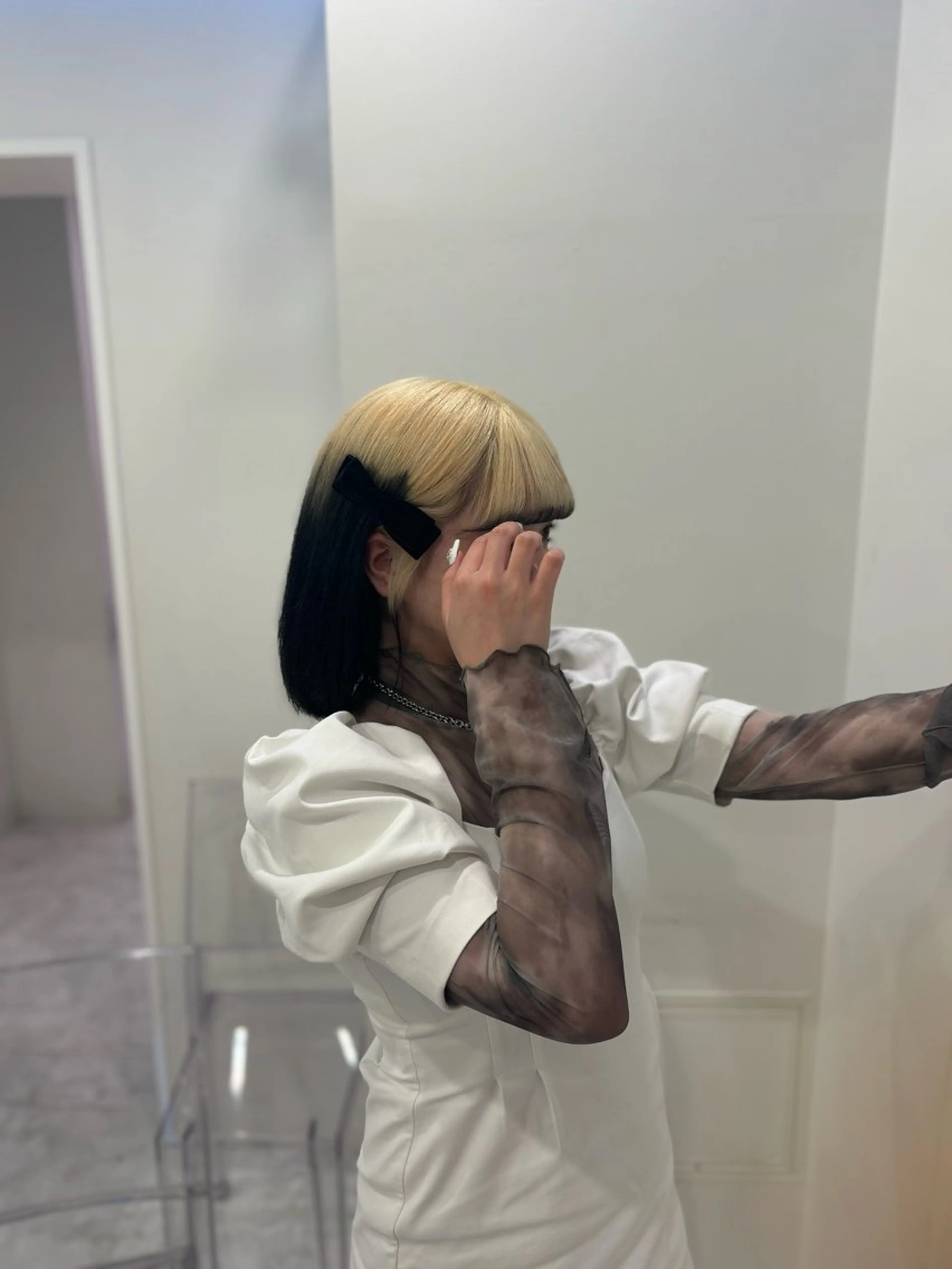 ミディアム カラー 🤍韓国ワンホンヘ ア SHIONE🤍のヘアスタイル