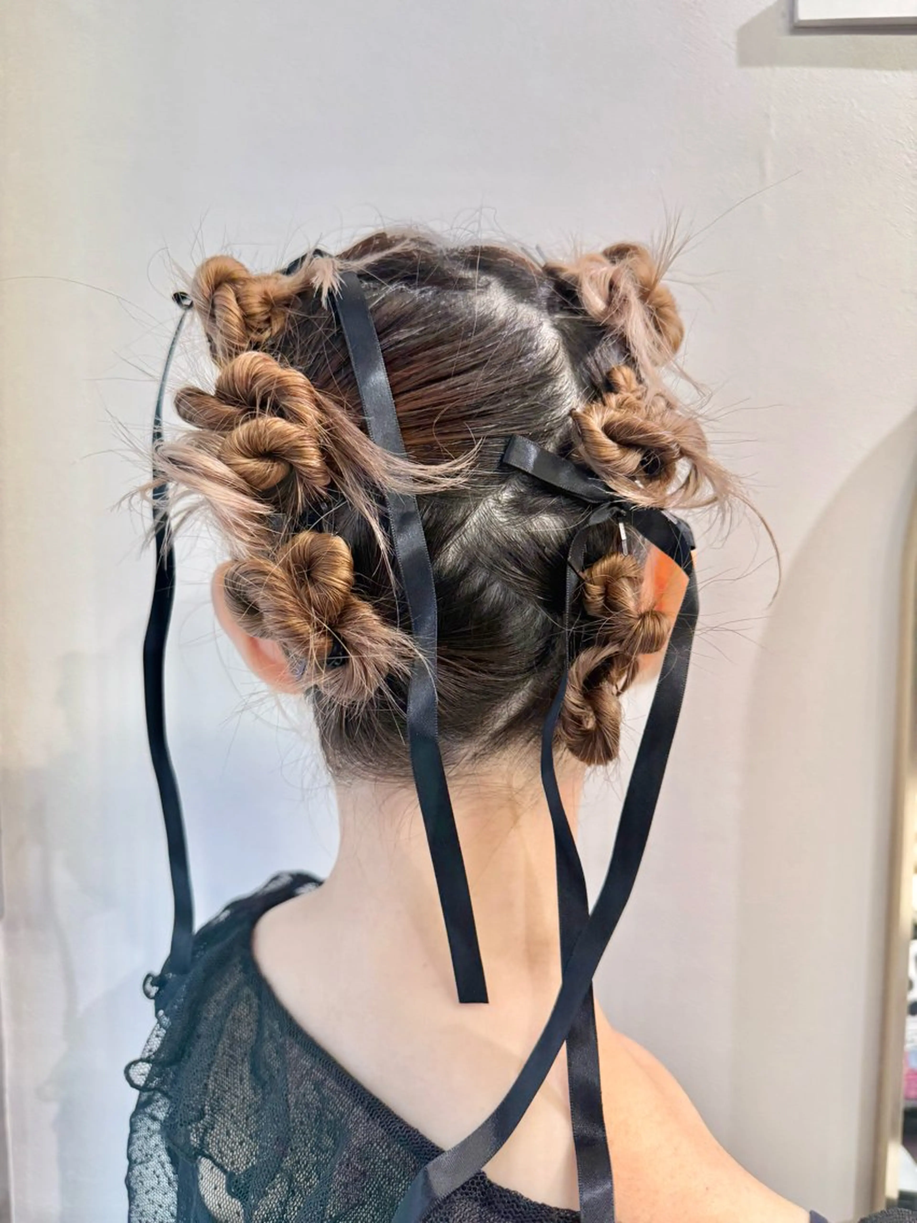 ロング ヘアアレンジ ヘアセット オタク美容師☃️🩵 アレンジ/メンズのヘアスタイル