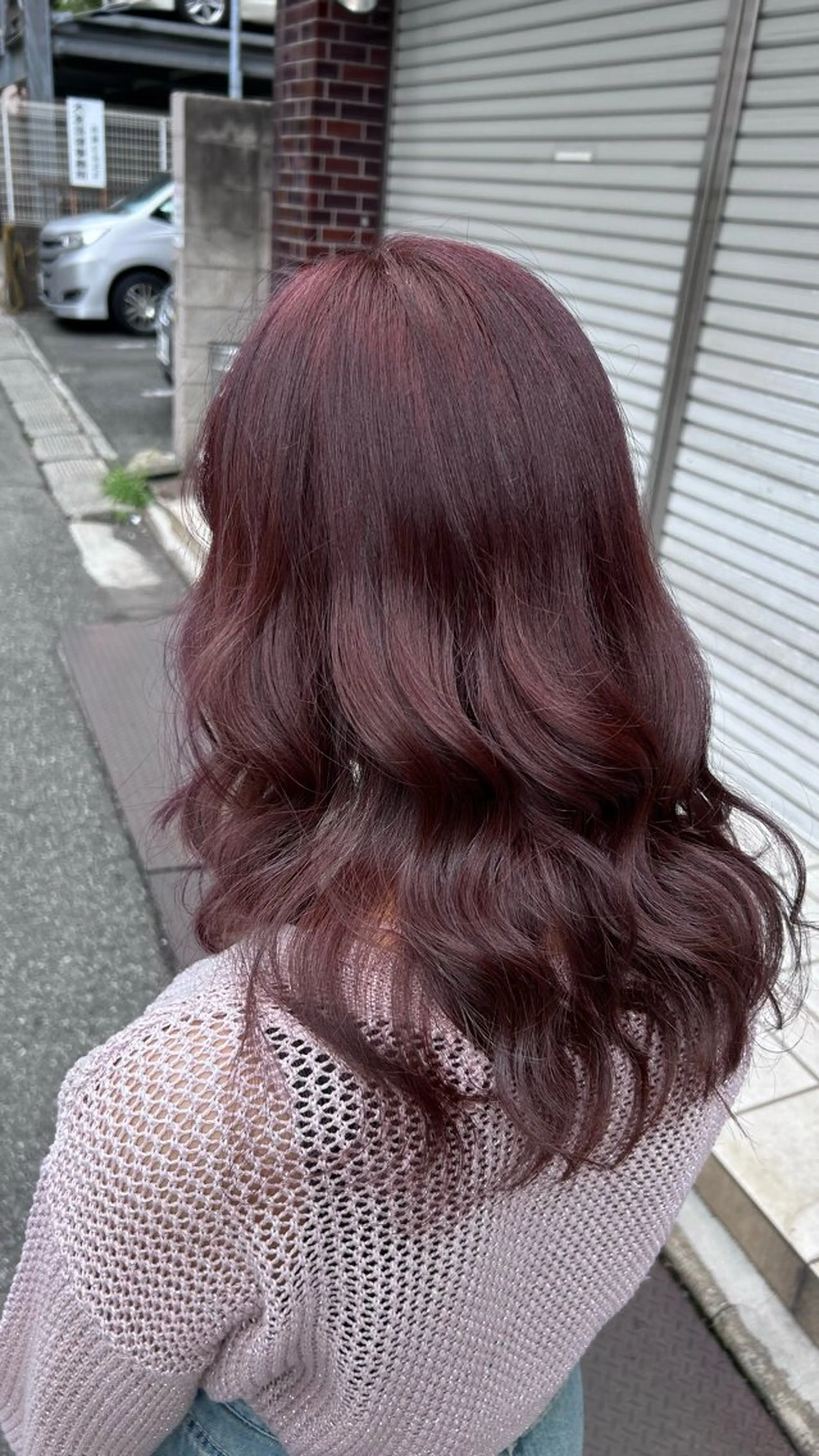 セミロング 長田 麻友子のヘアスタイル