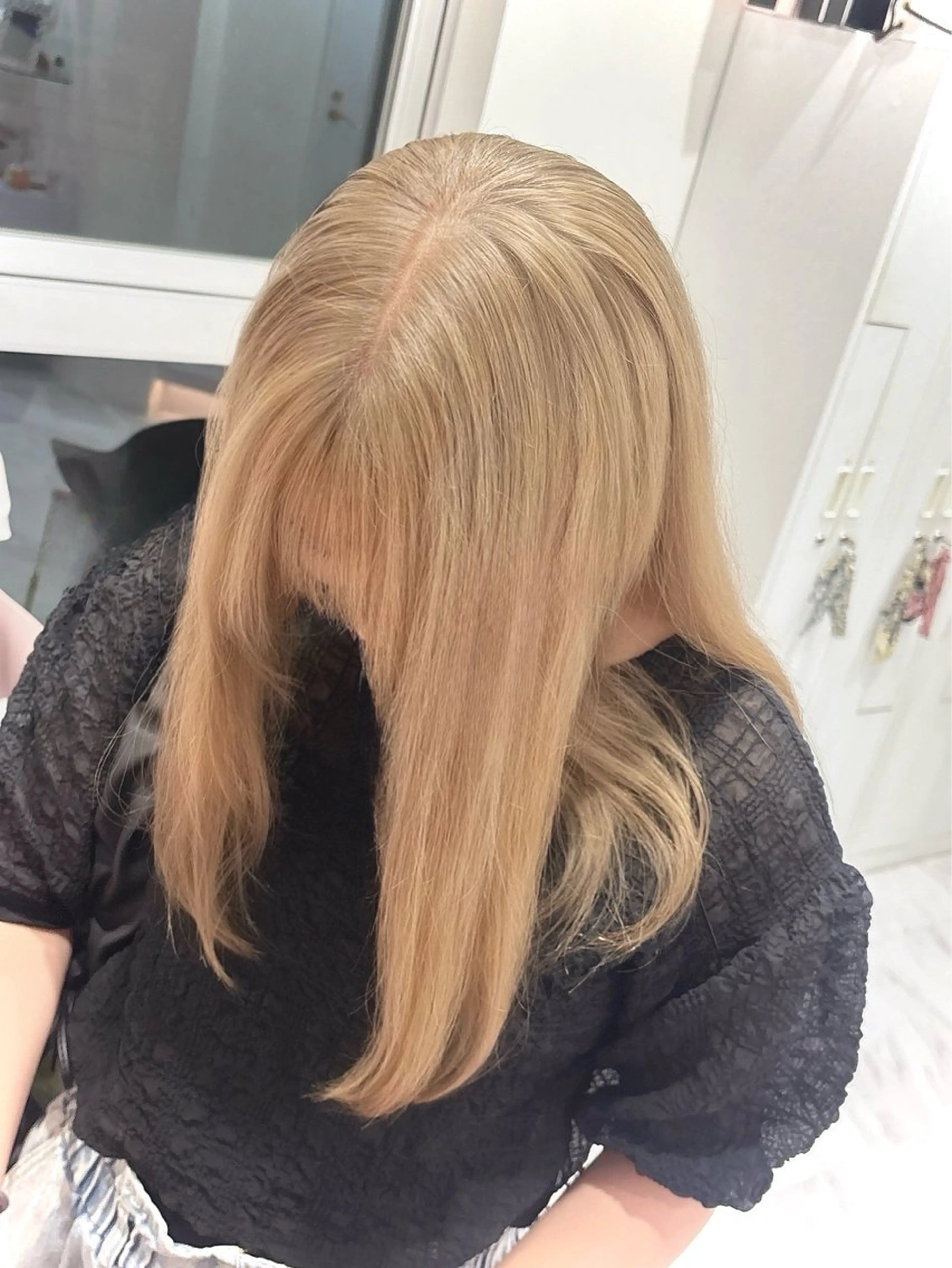 カット+リタッチブリーチ+オンカラー+4 step Aujua treatment🪄の写真