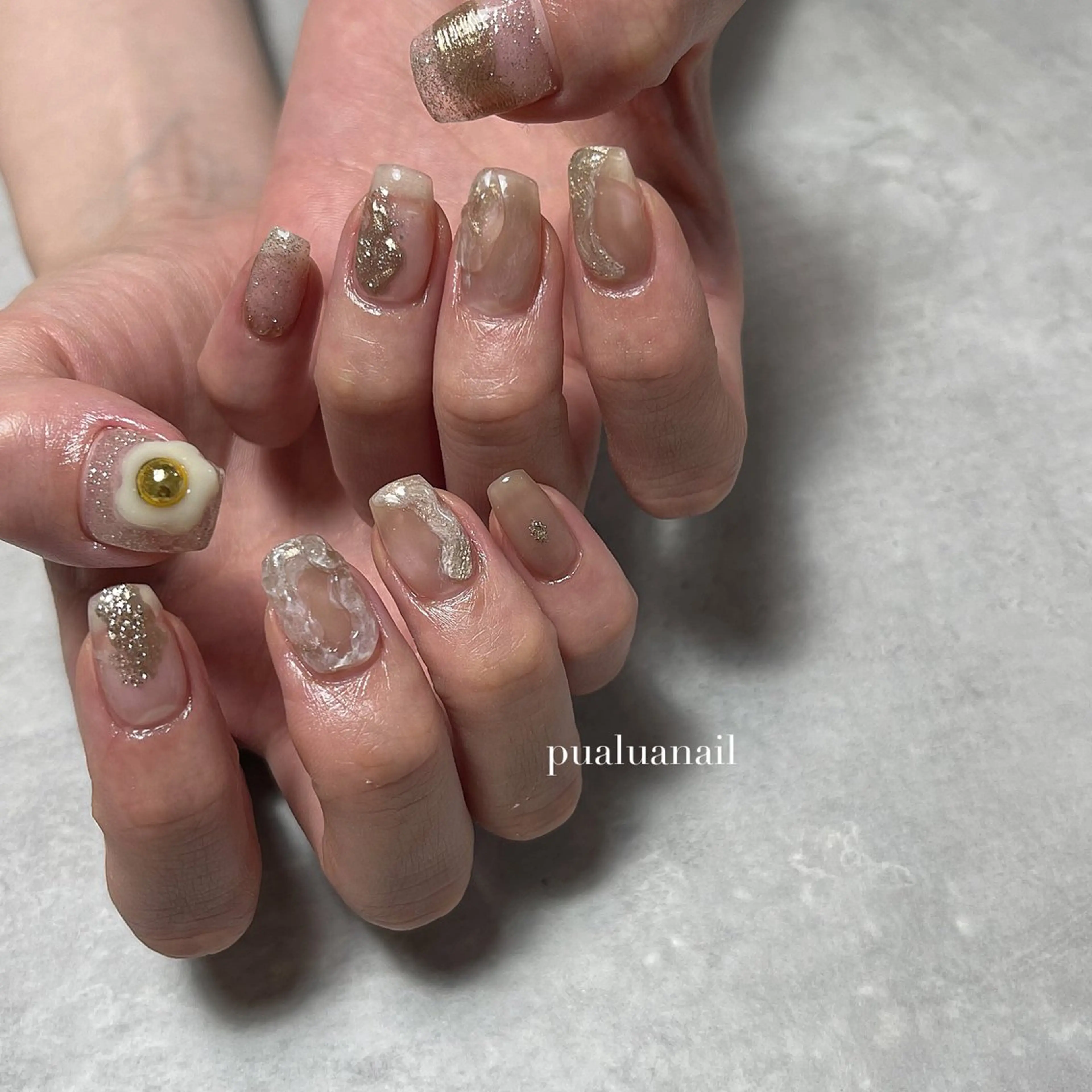 ネイル ハンドネイル pualua miharuのネイルデザイン