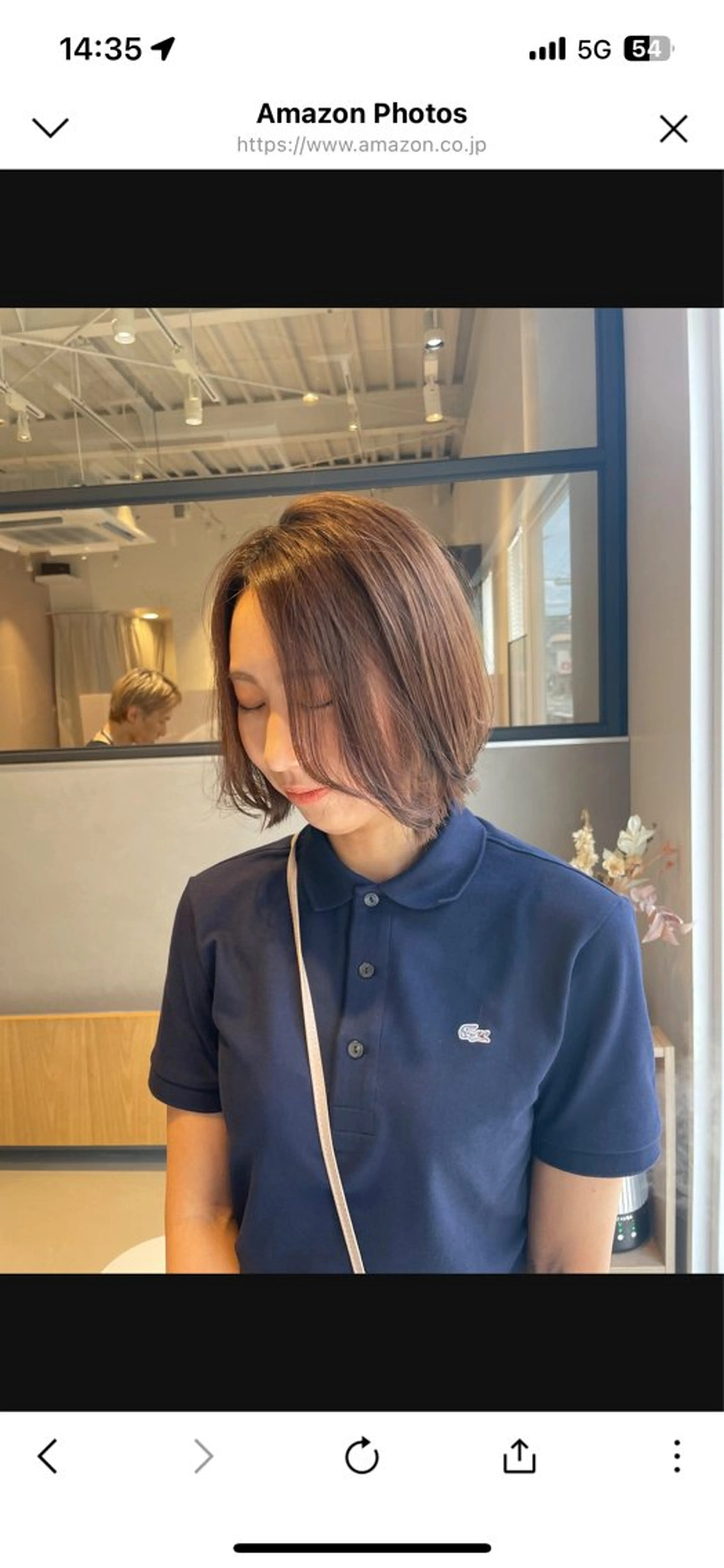 ミディアム カラー カット ヘアカラー トリートメント ✨艶髪職人艶カラー✨ 中本輝人のヘアスタイル