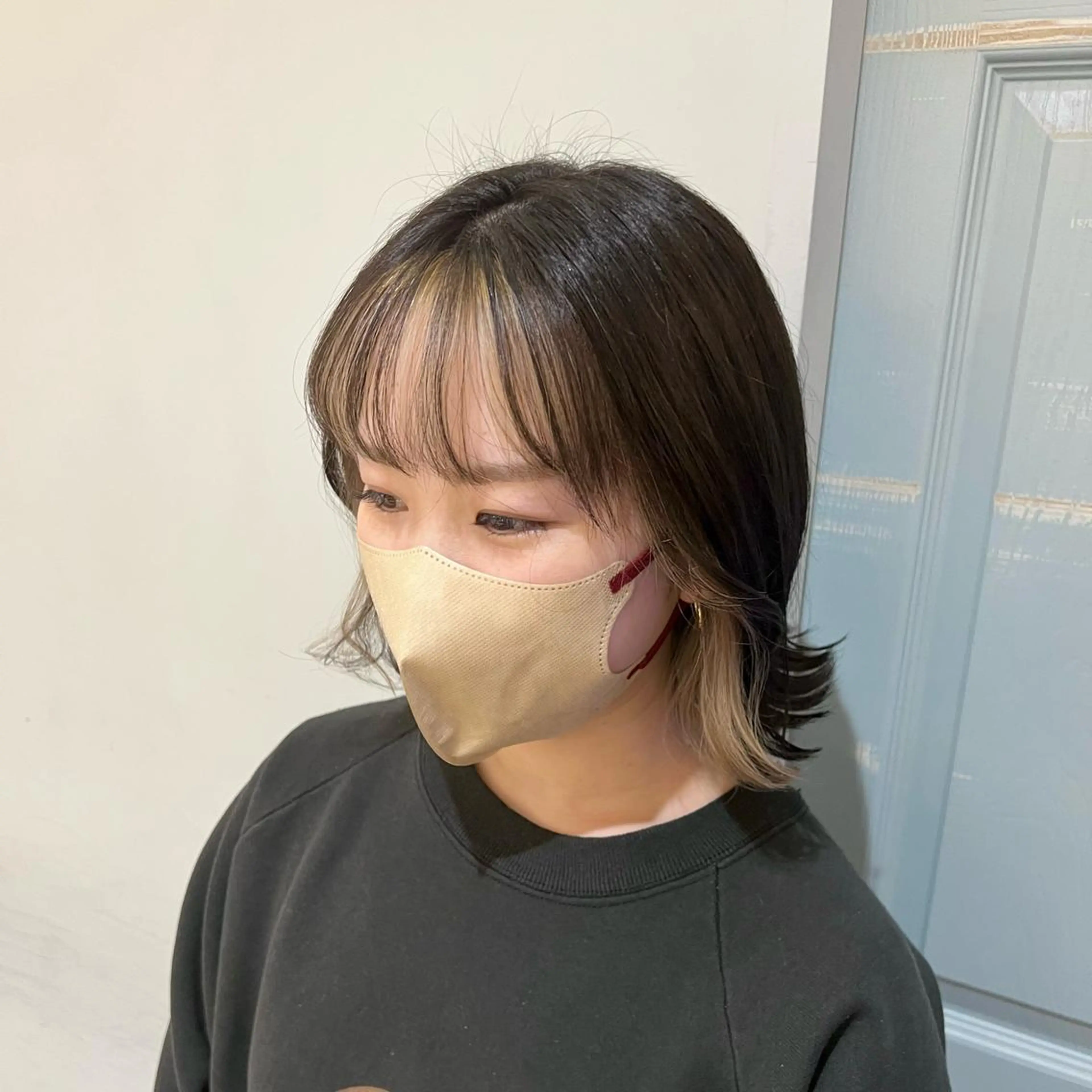 ミディアム カラー 【韓国艶カラー🎀】 添田 菜摘のヘアスタイル