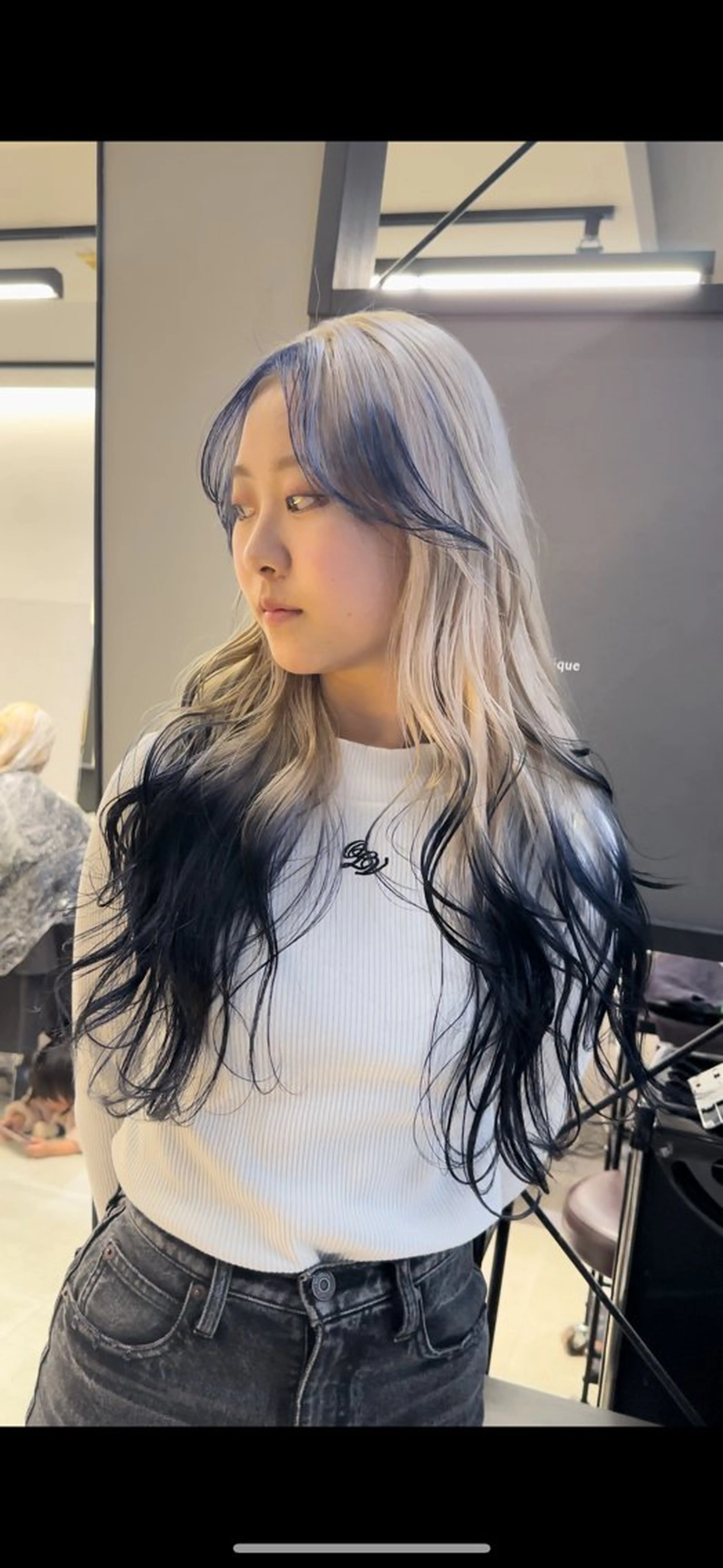 ロング カラー ヘアカラー トリートメント JILL/鶴岡 和幸/天神のヘアスタイル