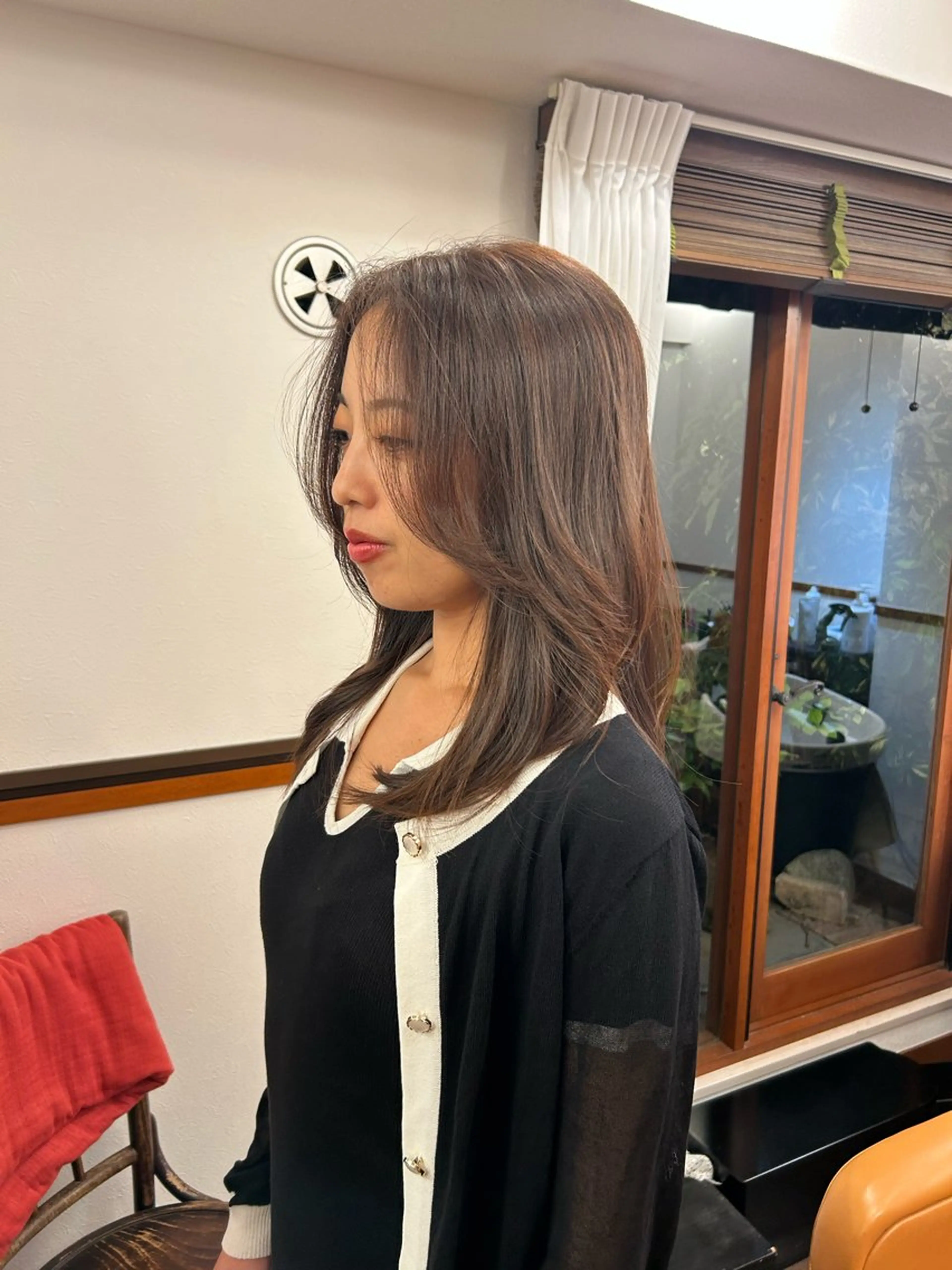 ロング レイヤーカット/髪質 改善✨/藤田侑花のヘアスタイル