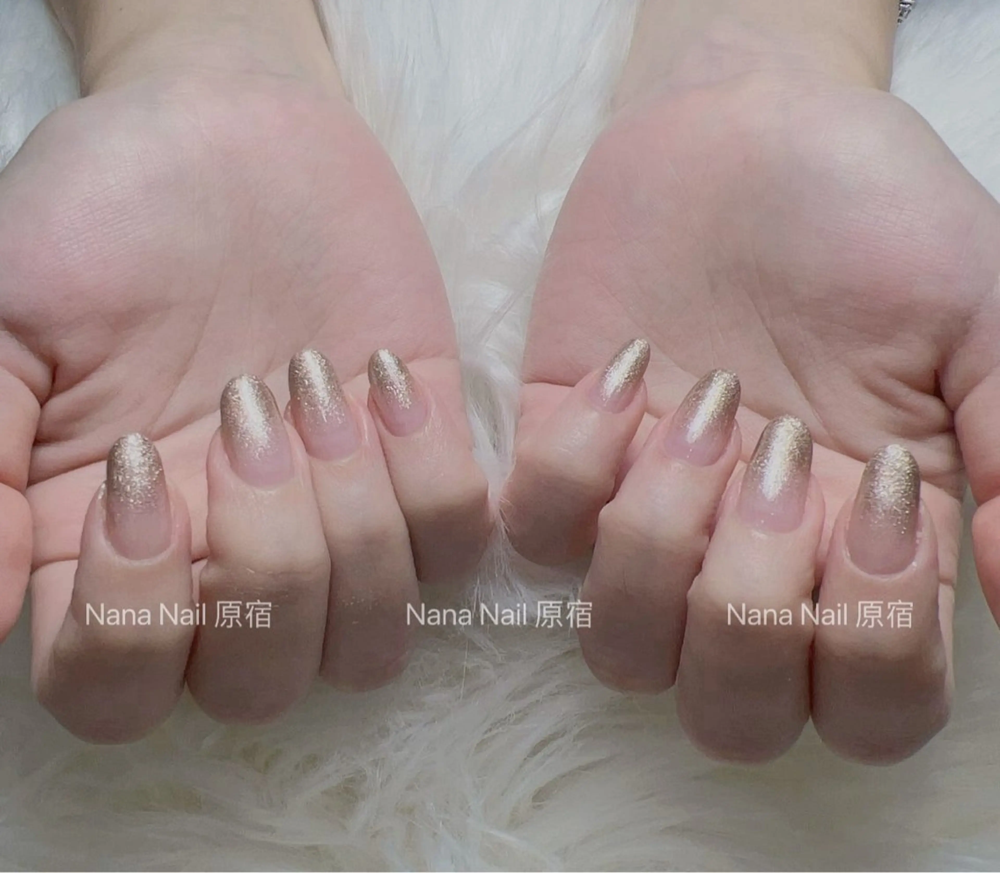 ネイル グラデーション ラメ(グリッター) ラメグラデーション Unicorn Nail原宿表参道のネイルデザイン