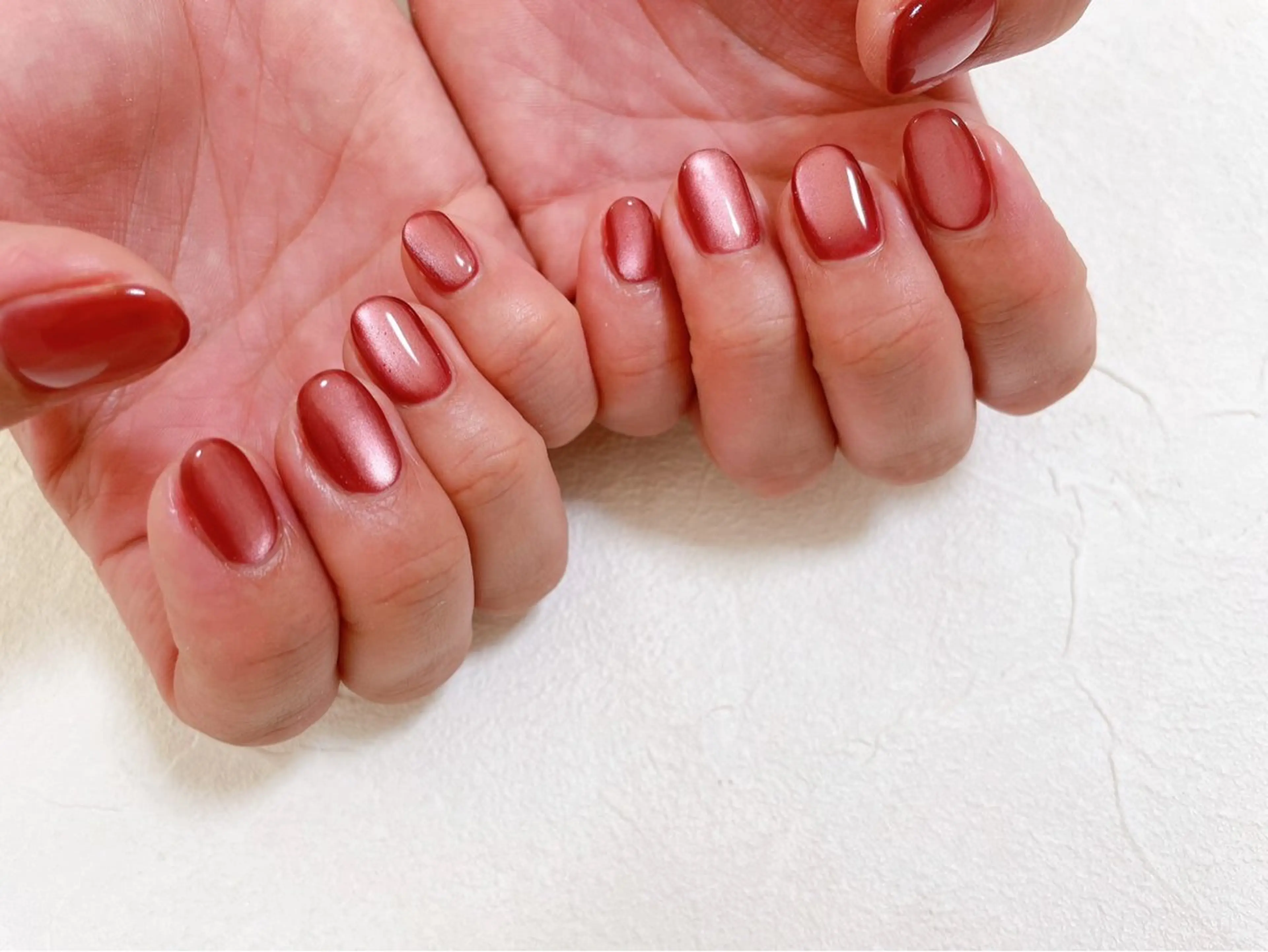 ネイル オーロラネイル フットネイル フレンチネイル ジェルネイル 韓国ネイル Mogu nail 二子玉川のネイルデザイン