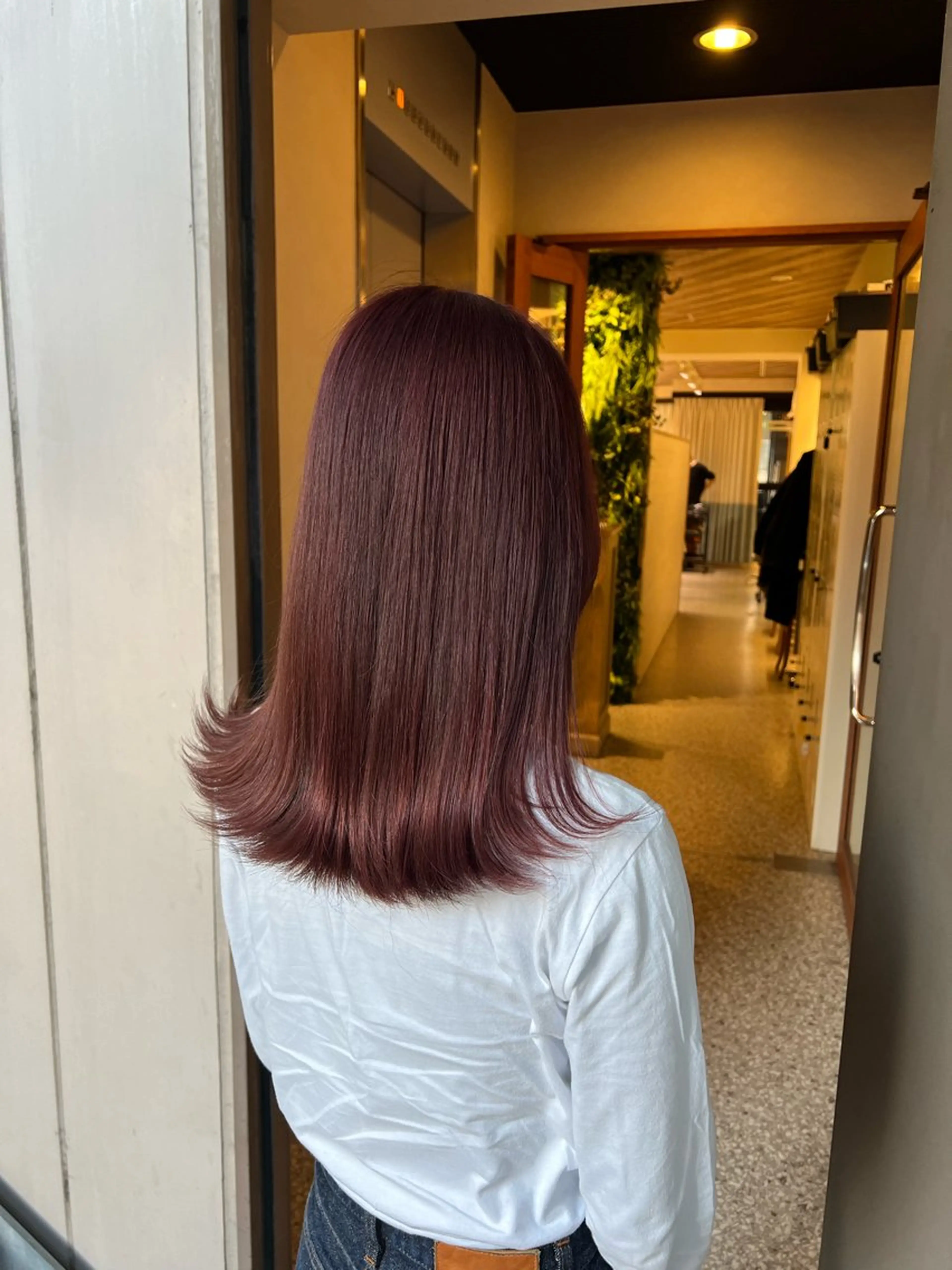 ミディアム カット 縮毛矯正 水田仁 【美髪髪質改善】のヘアスタイル