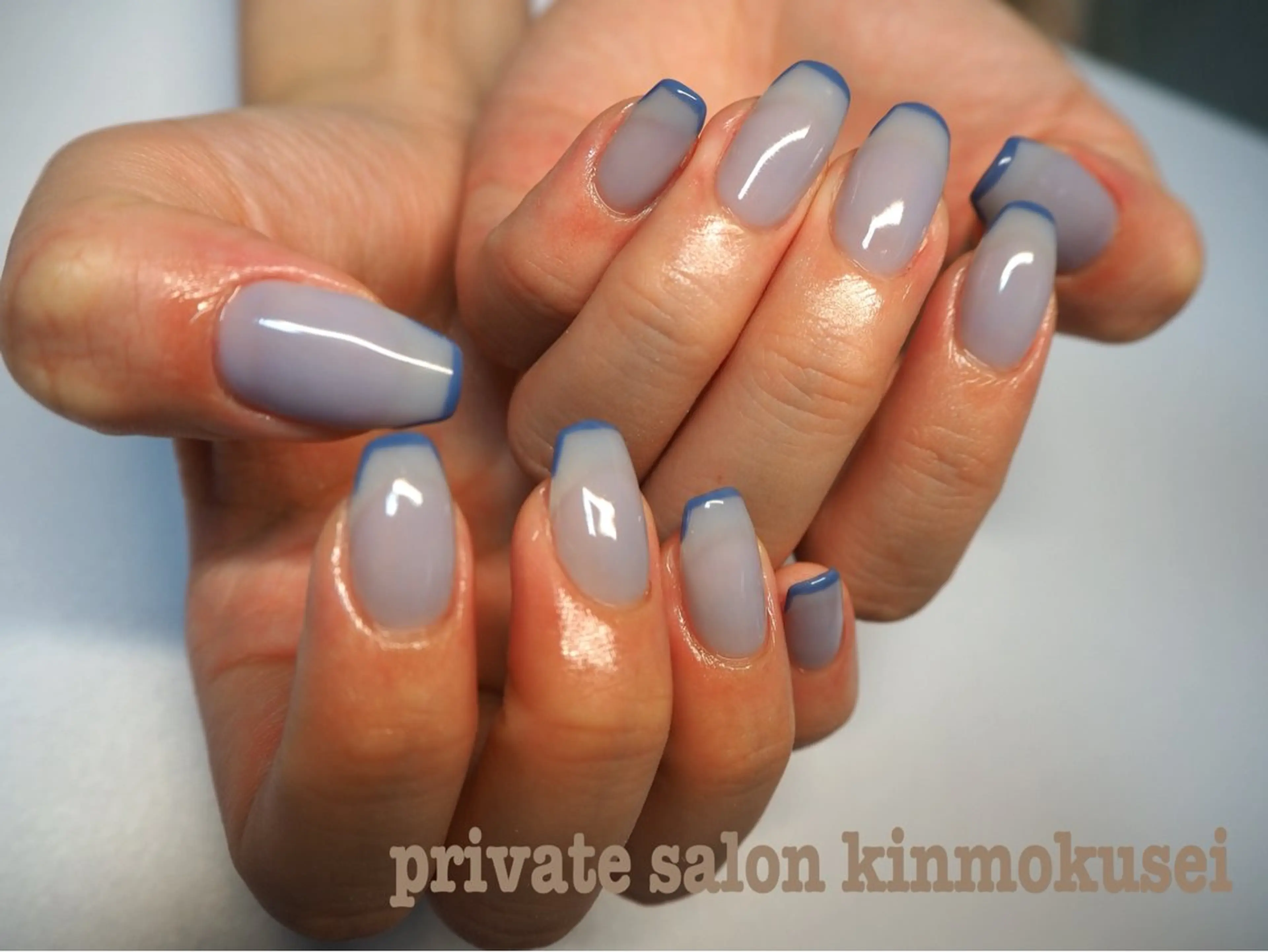 ネイル フレンチネイル ハンドネイル nail salon kinmokuseiのネイルデザイン
