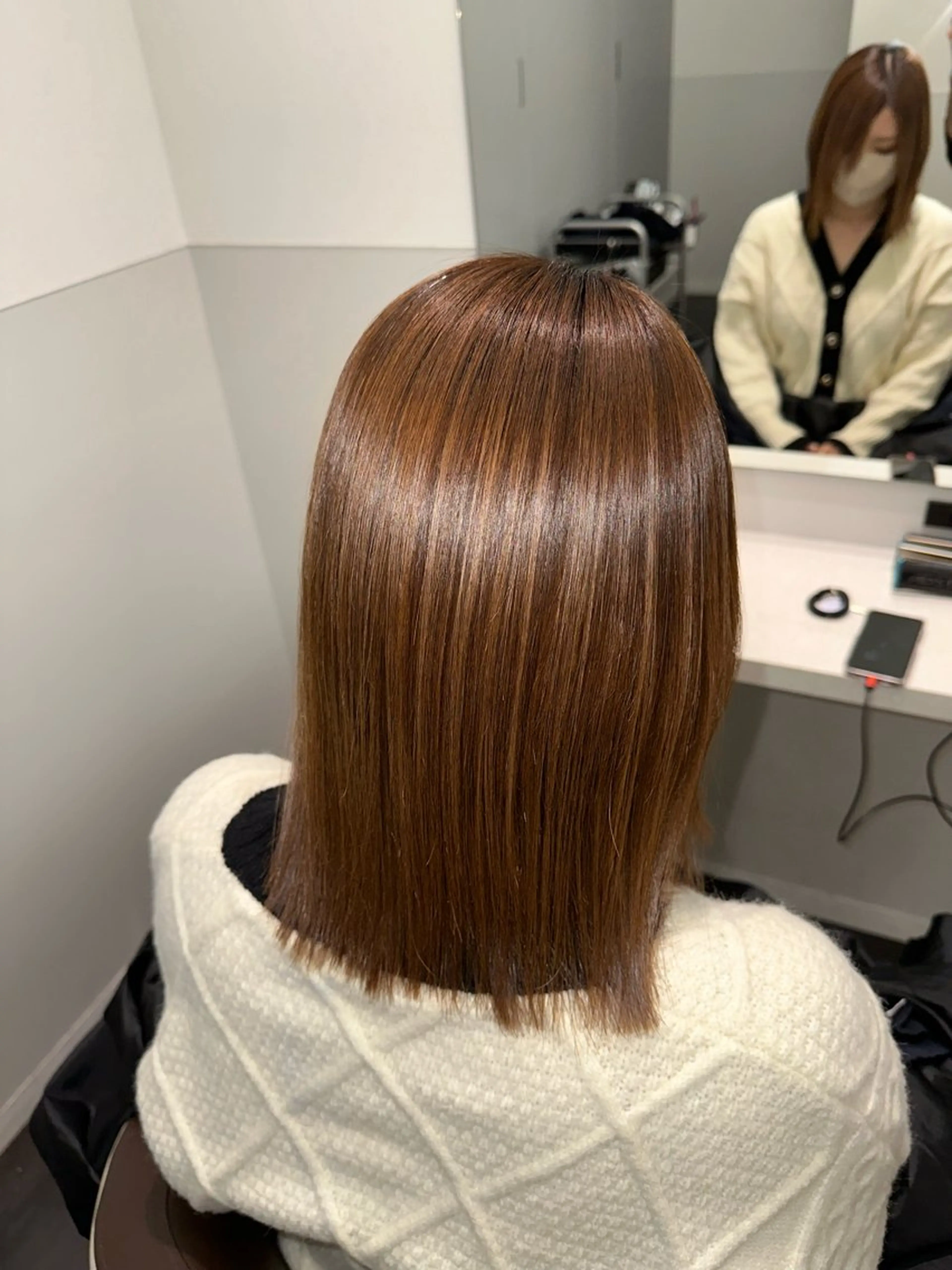 ミディアム Wisteria所属・美髪特化✨ 伊織✨縮毛矯正✨のヘアスタイル