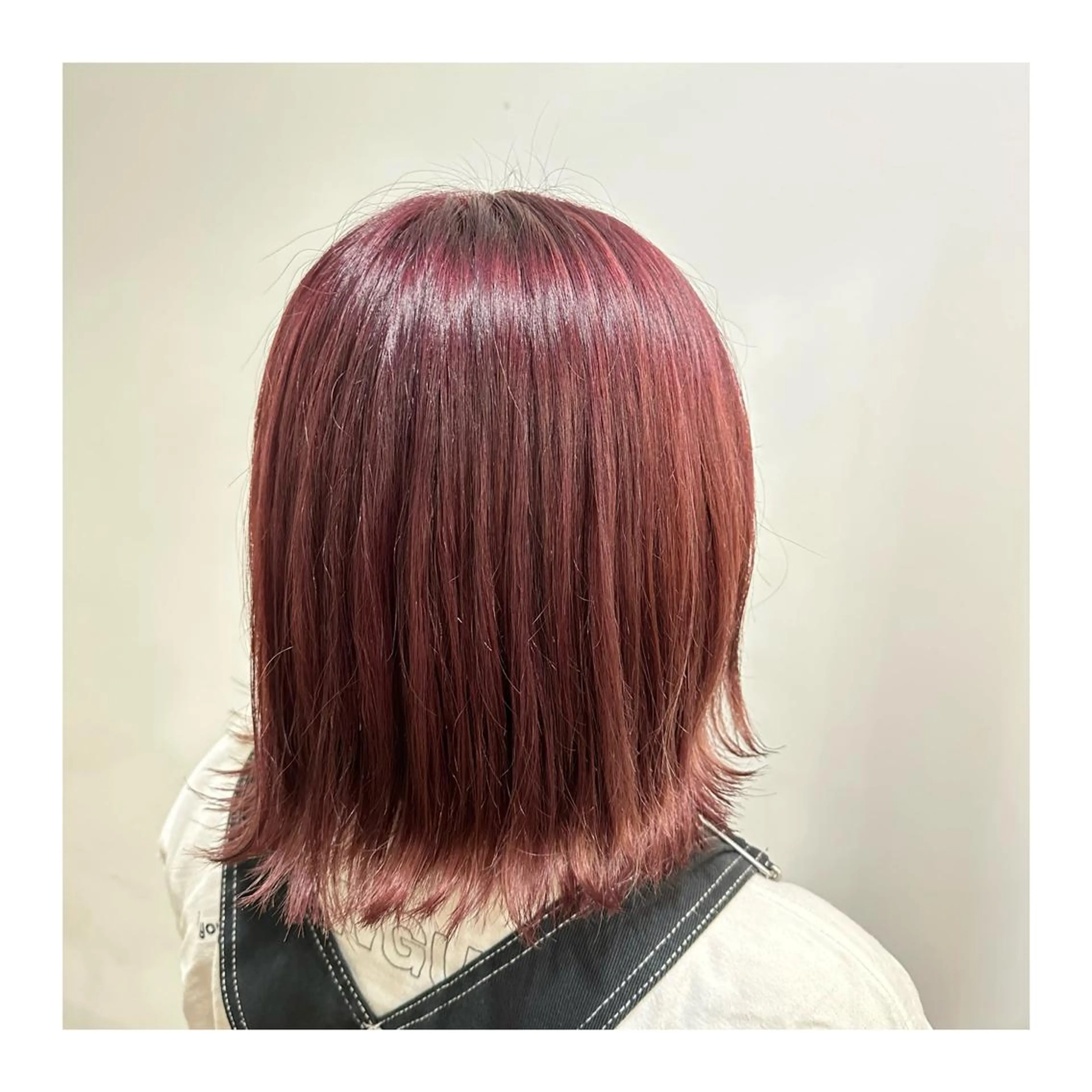 ミディアム カラー ヘアカラー あべ ゆうかのヘアスタイル