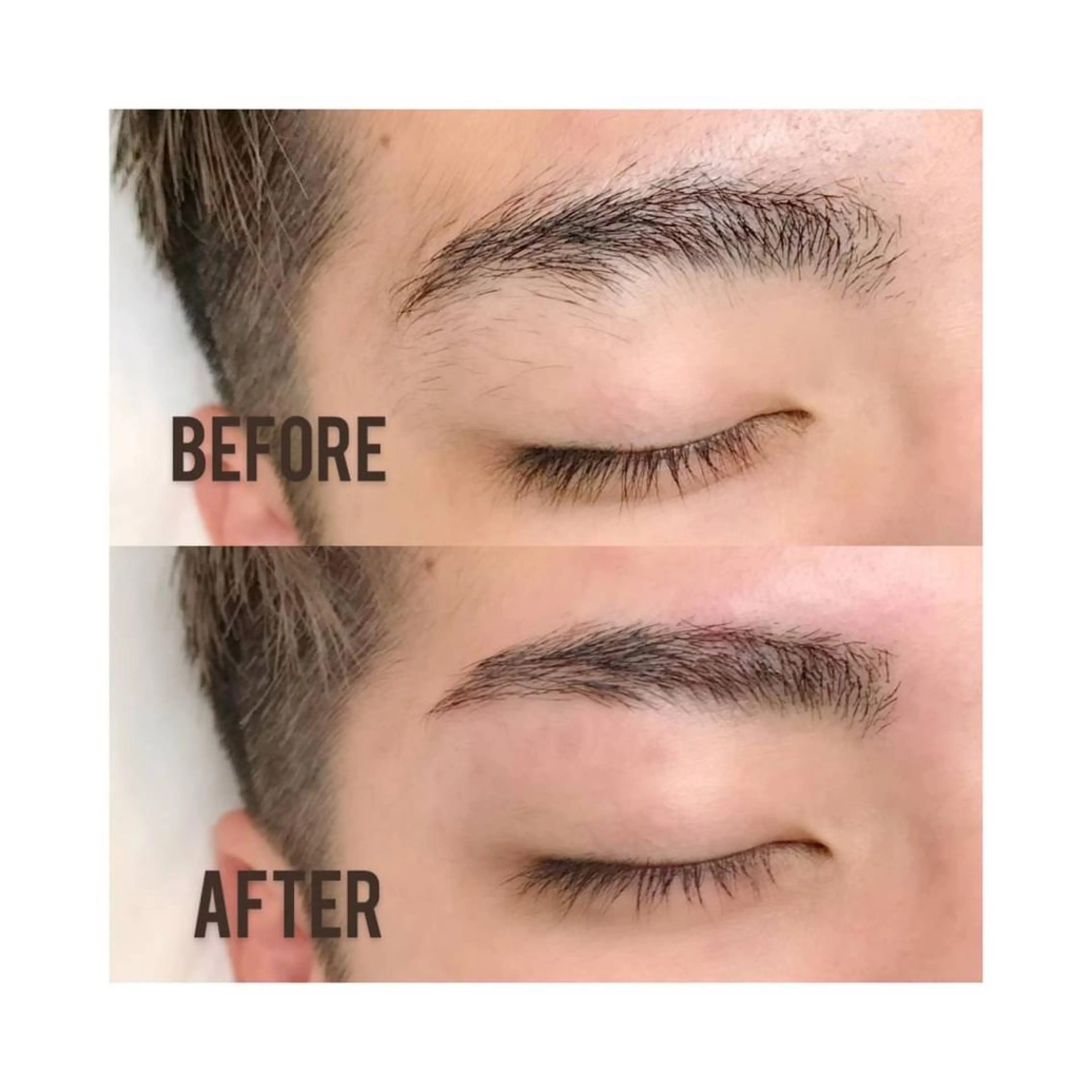 【新規限定】🐉研修モデル　メンズ眉Wax(施術時間45​〜​60分)🐉※すぐ予約可能の写真