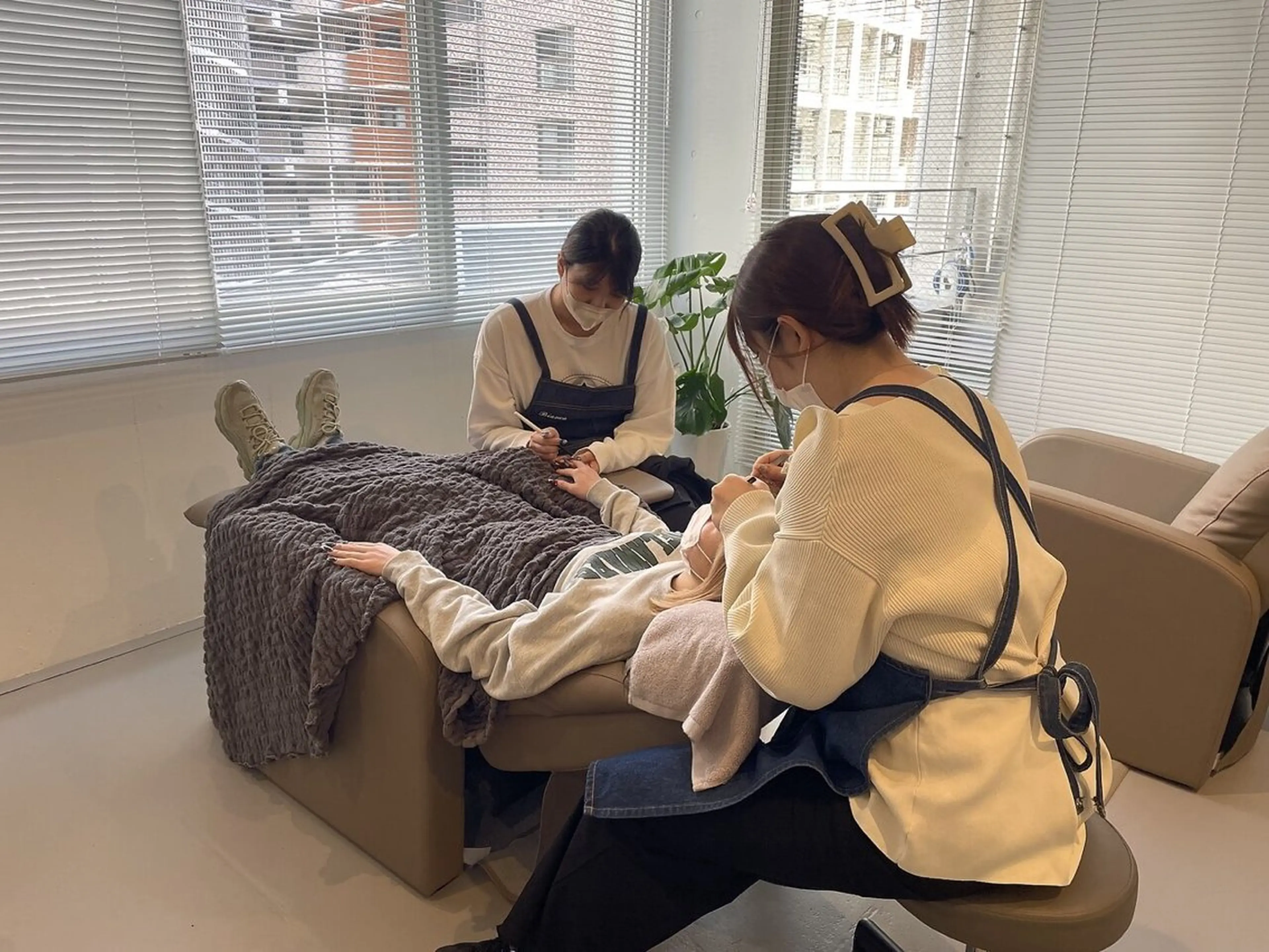 【同時施術✨】デザインネイル&まつ毛パーマ♡※オフありはメッセージでお伝えくださいの写真