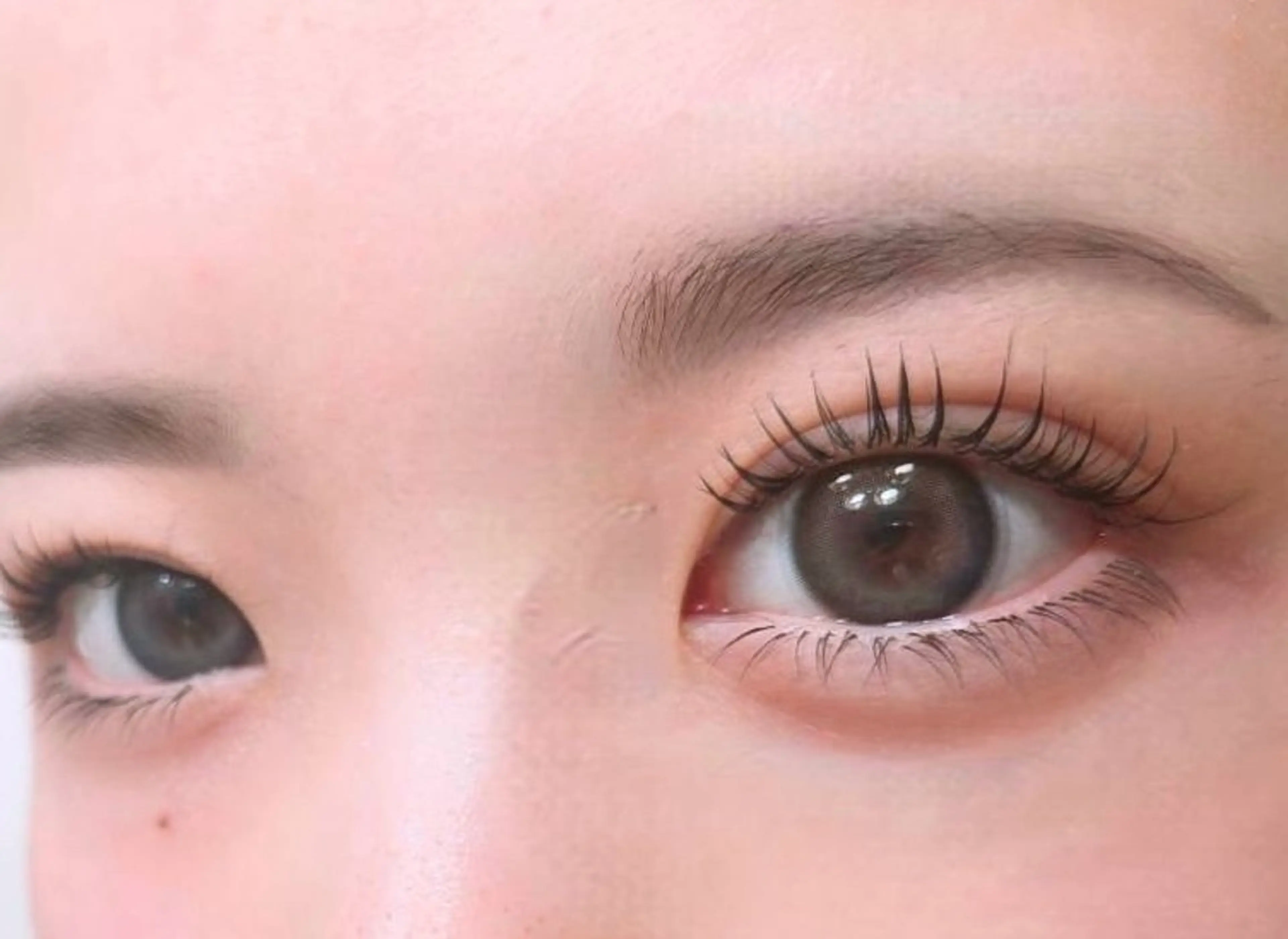 【パリエク】パリジェンヌラッシュリフト後にエクステオン❤️80本​〜​の写真