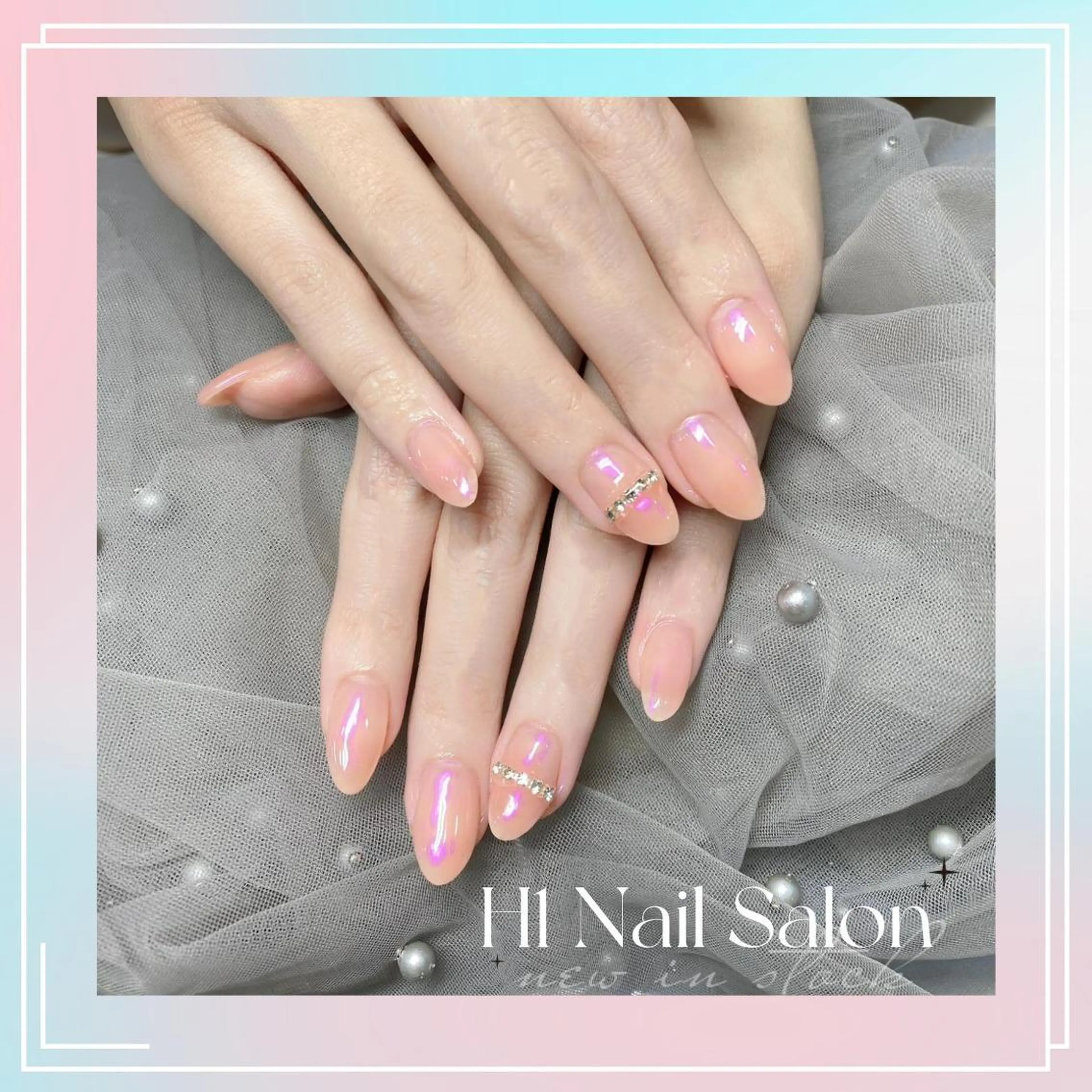 ミディアム ハンドネイル H1 ネイル サロンのネイルデザイン