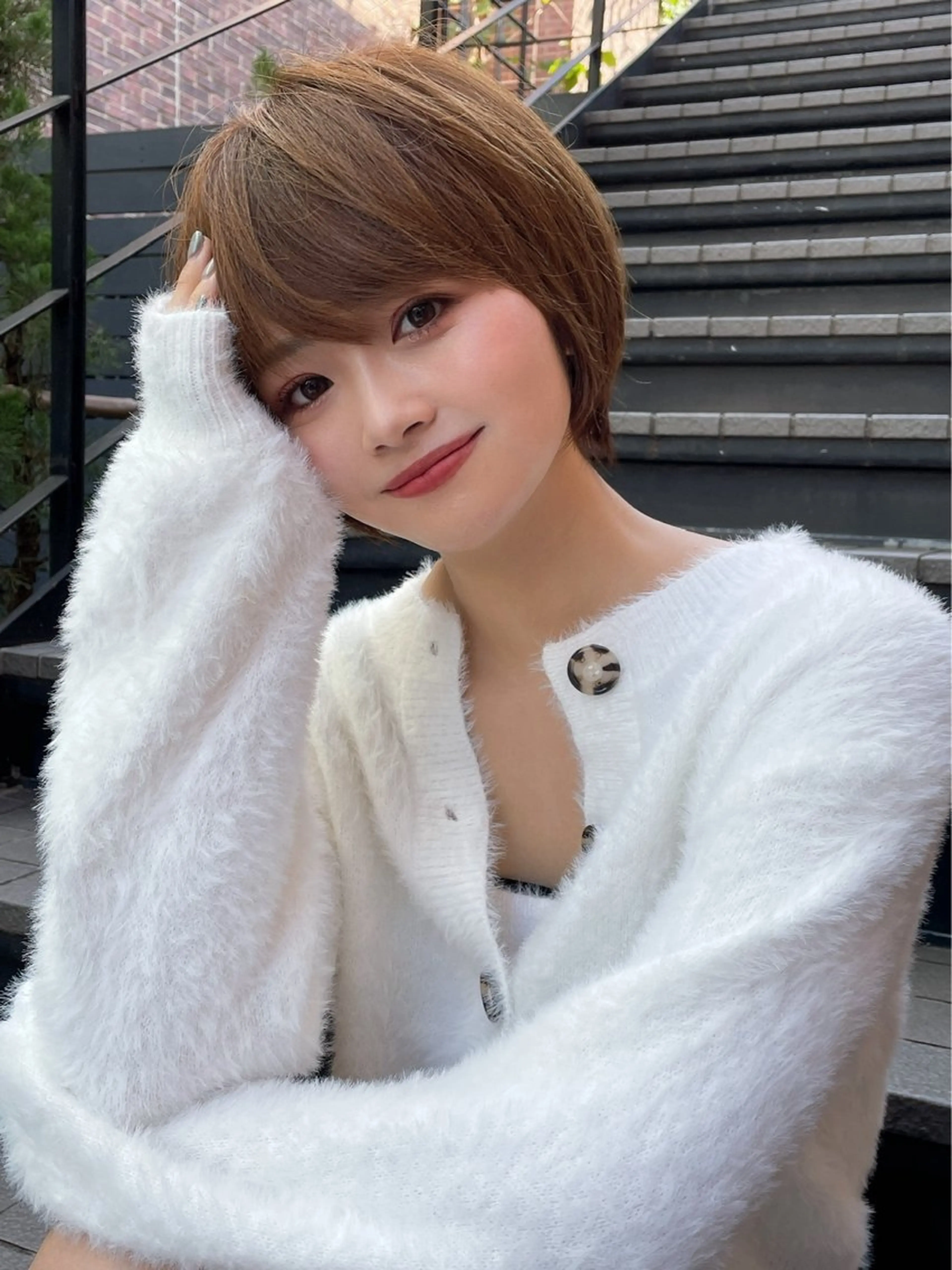 ショート カラー カット ヘアカラー トリートメント 韓国ヘア/髪質改善 /Harunaのヘアスタイル