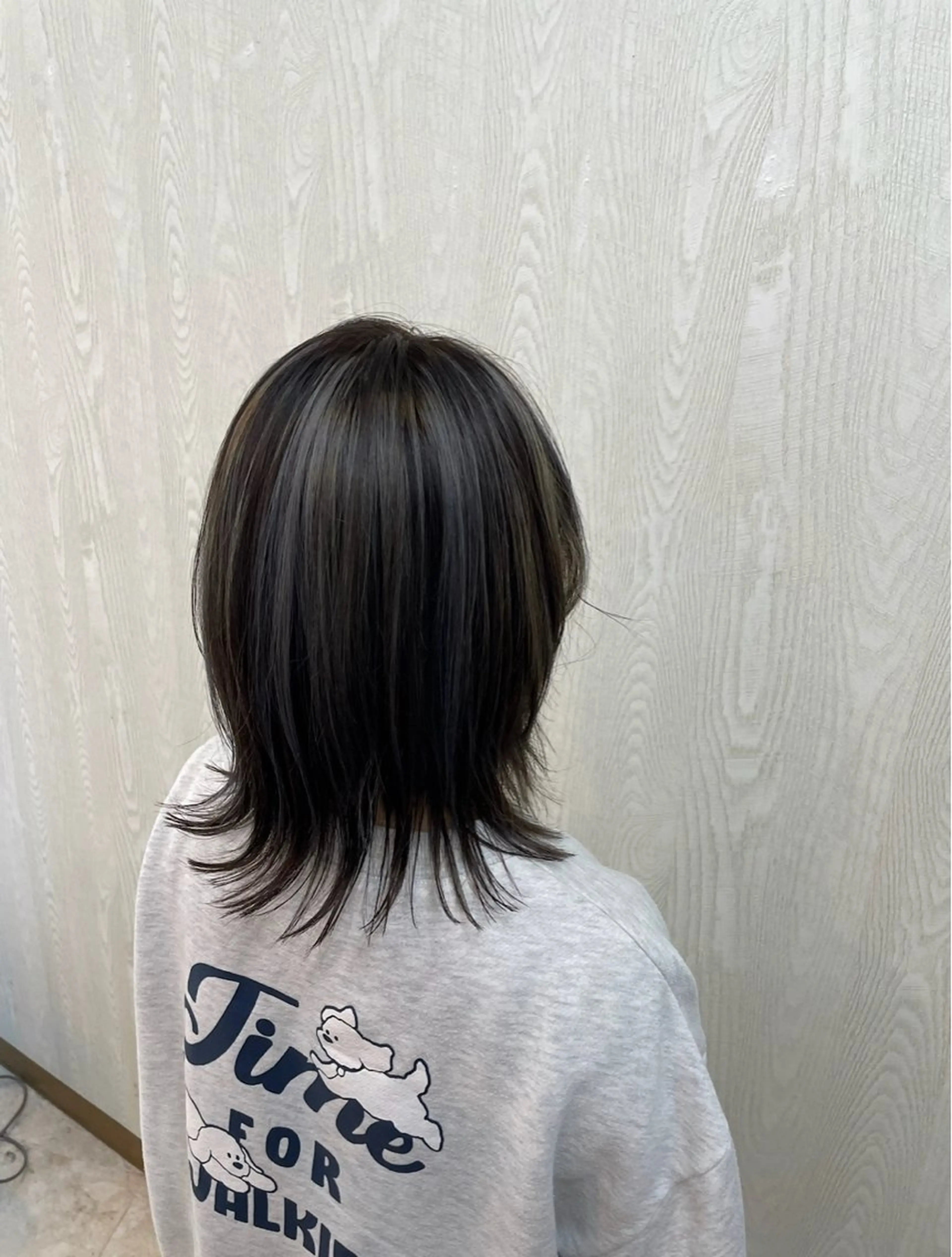 セミロング 甲田 和生のヘアスタイル