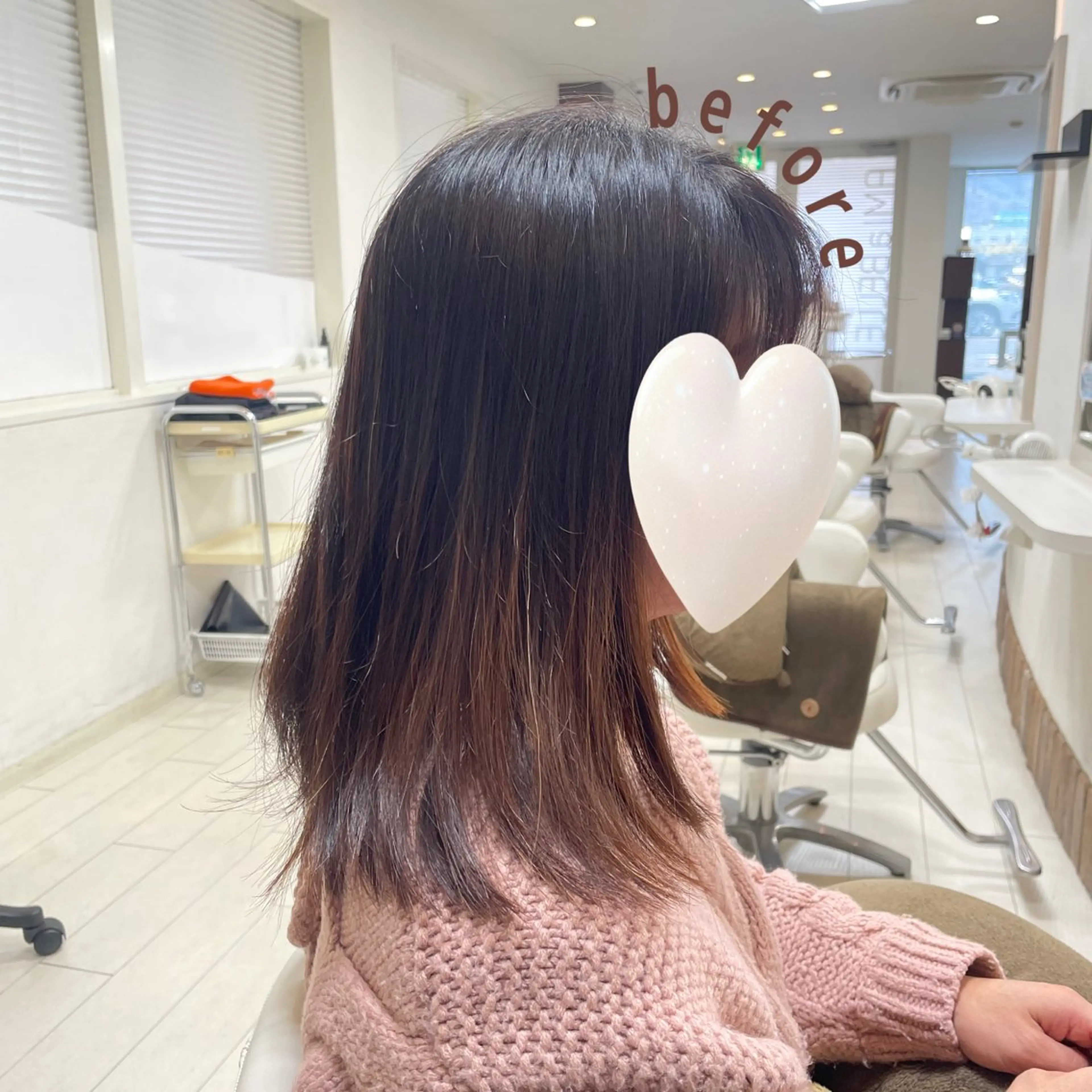 セミロング アミーベル🧸🧡 本店✂️しおりのヘアスタイル