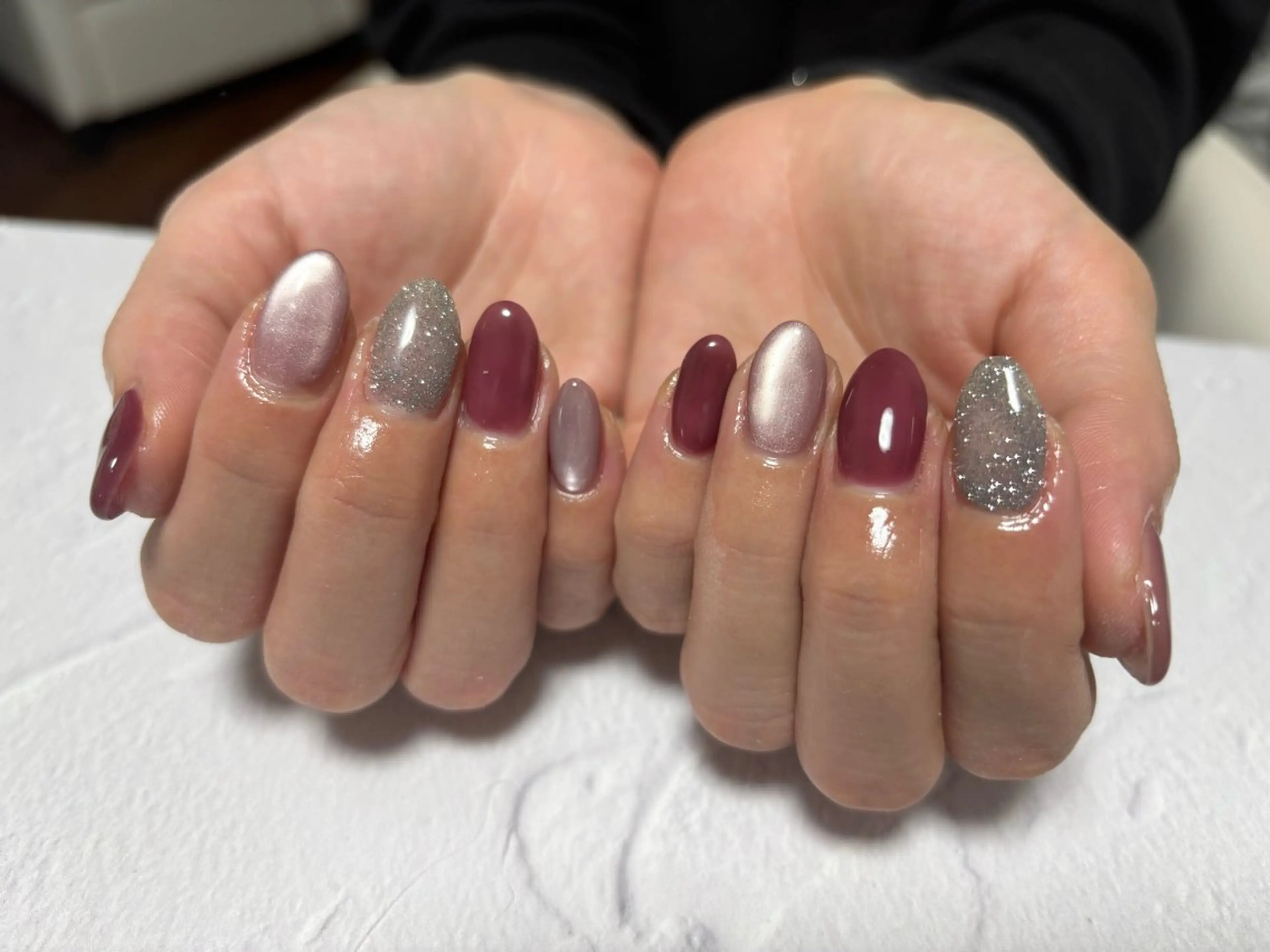 ネイル ハンドネイル 愛川町 あんすりうむのネイルデザイン