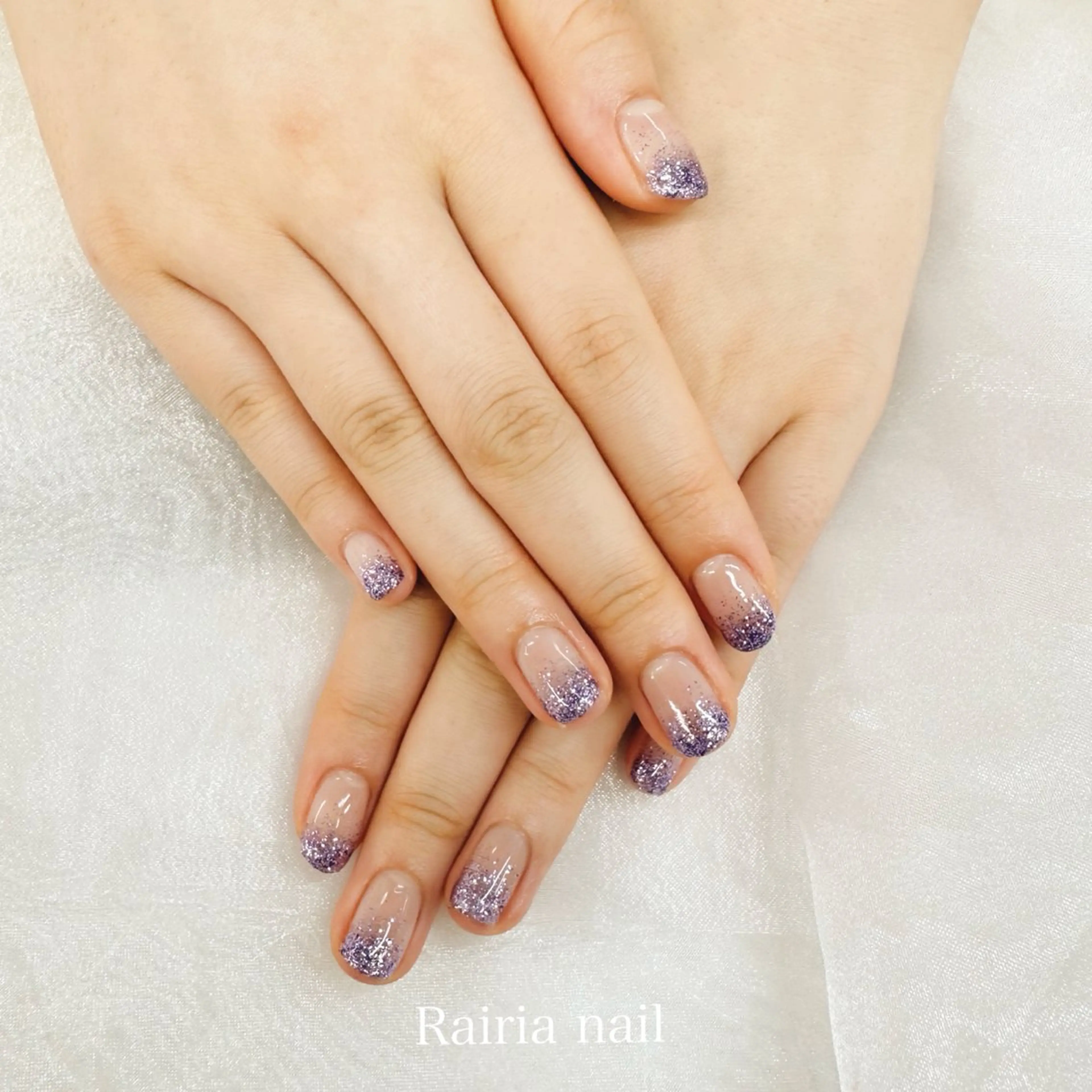 ネイル ラメ(グリッター) ラメグラデーション Rairianail 川越店 山口のネイルデザイン