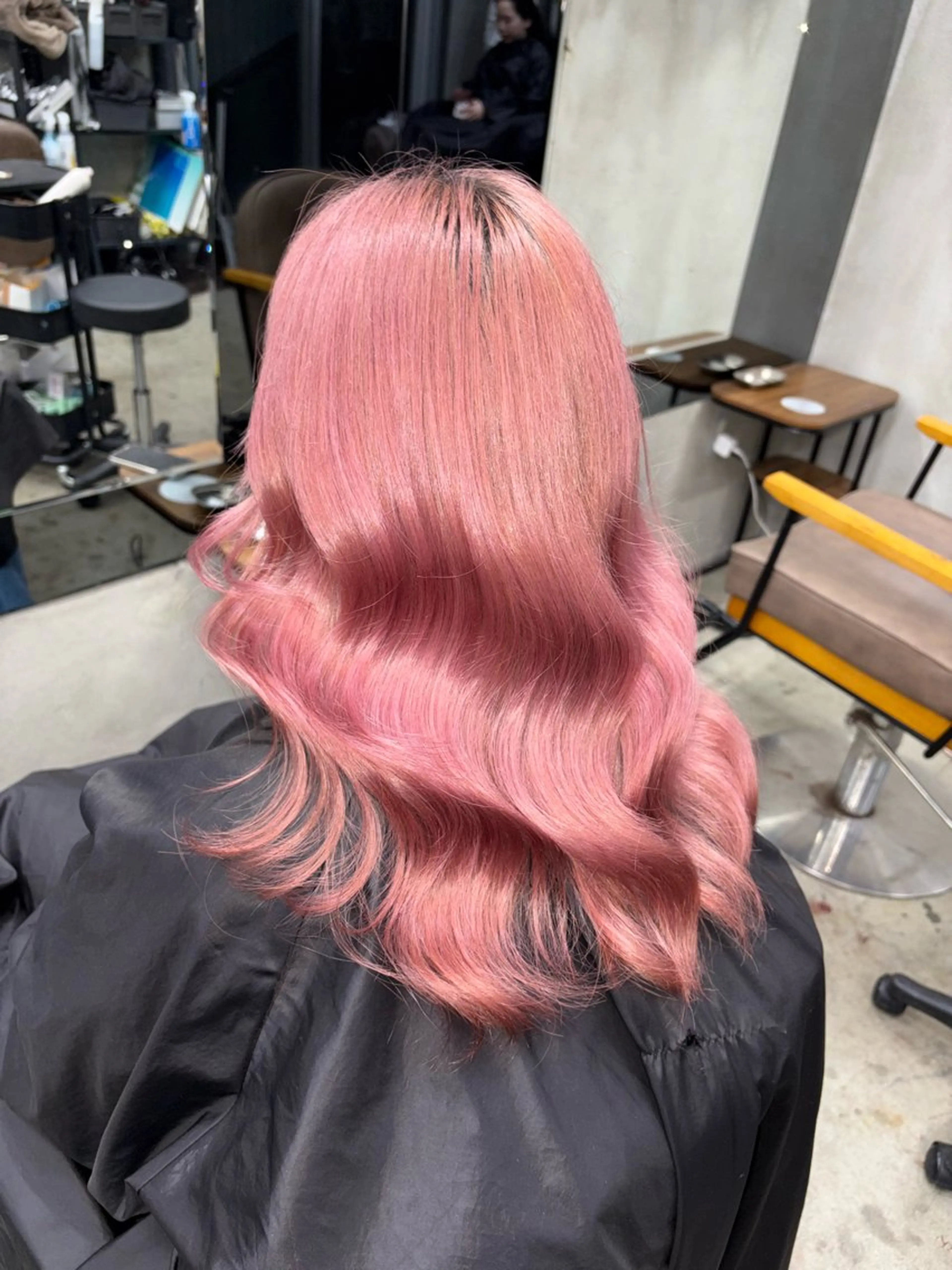 ロング カラー パーマ ヘアカラー 縮毛矯正 トリートメント 天神/ハイトーン/艶 カラー/Miharuのヘアスタイル