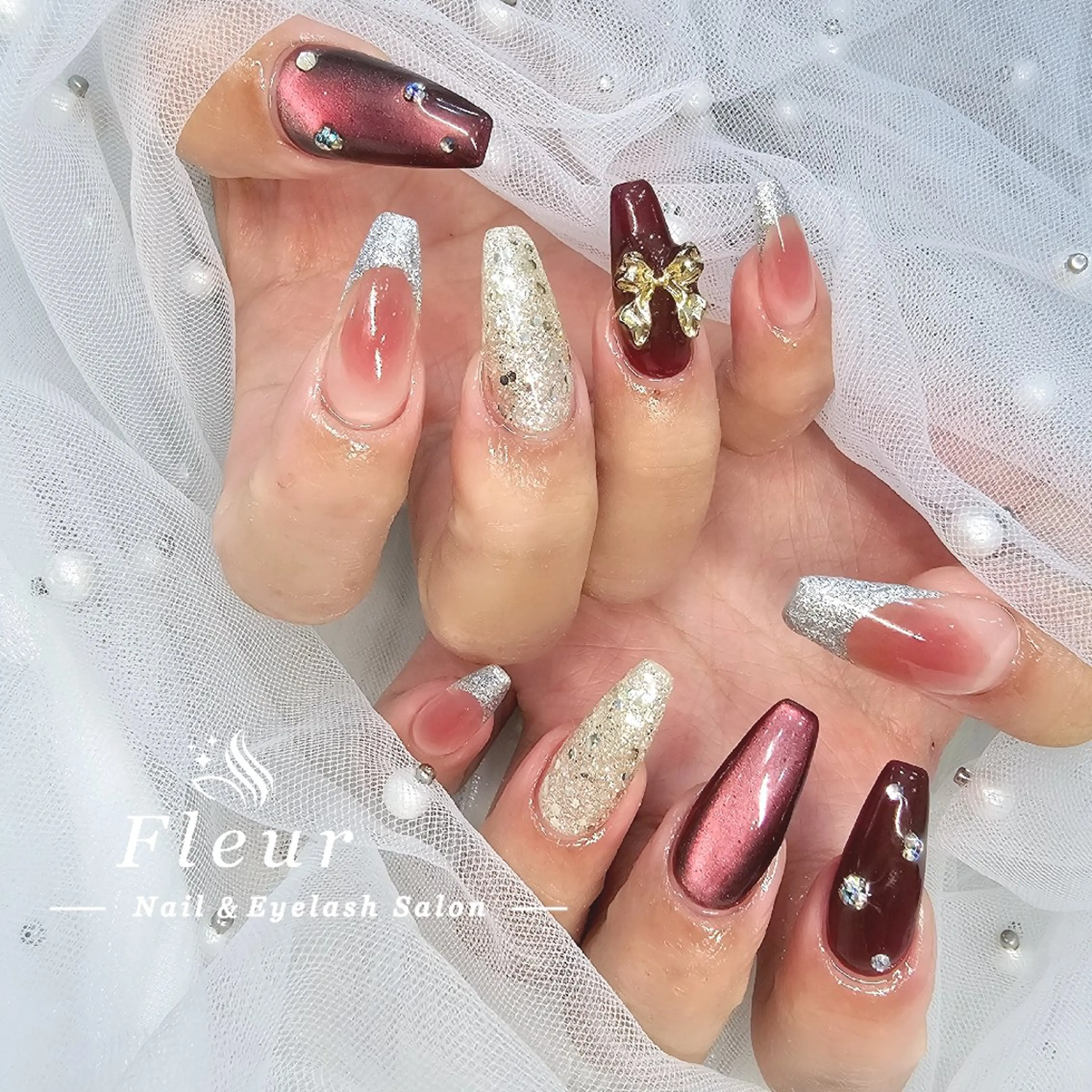 ネイル nail&eye ♡Fleur♡のネイルデザイン