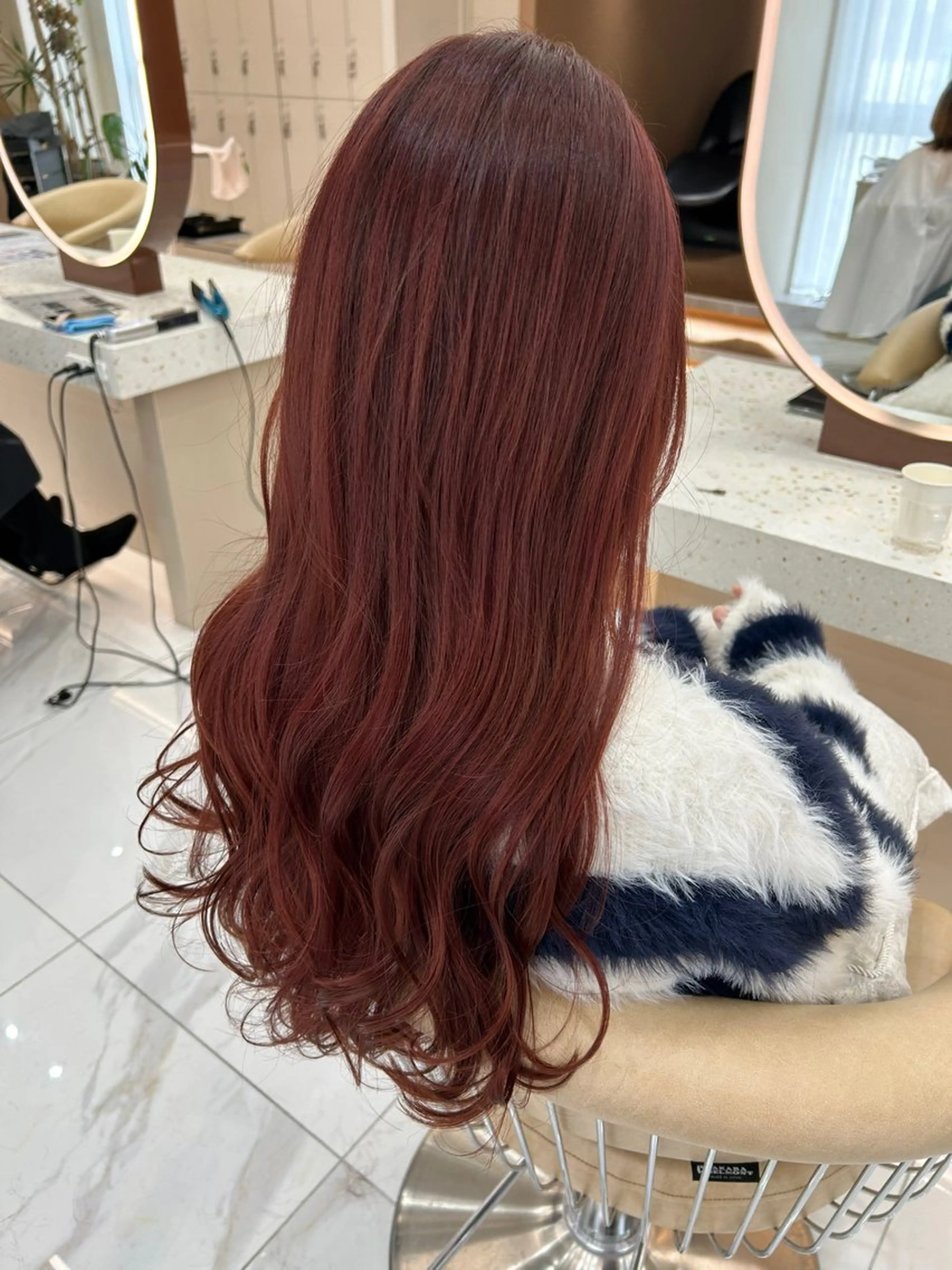 ロング ヘアカラー トリートメント Ma cherie by Lond所属・ハイトーン/韓国 ヘア/RINAのヘアスタイル