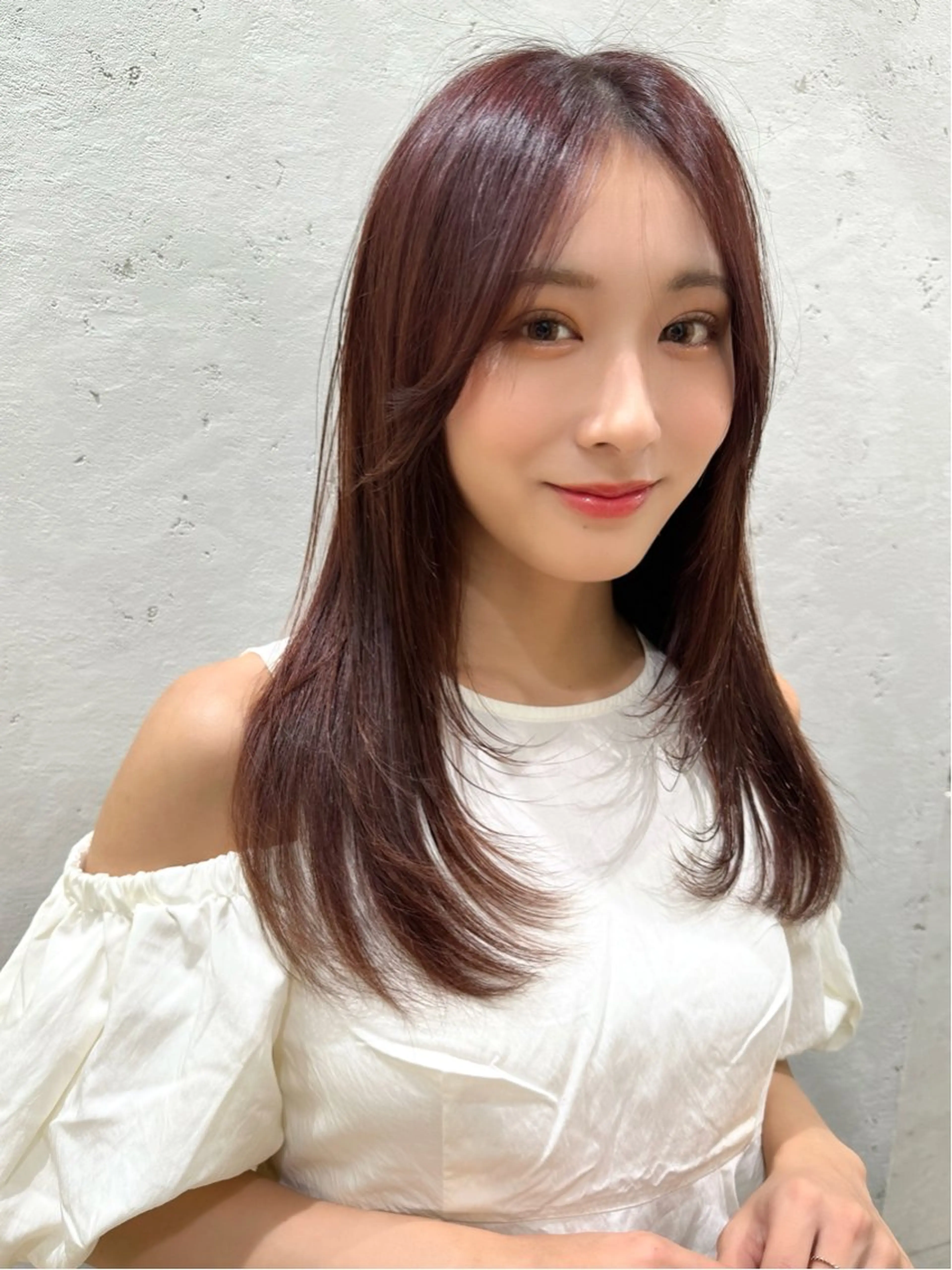 ロング カット ヘアカラー トリートメント 産休中2026.4月 復帰予定/野崎華代のヘアスタイル