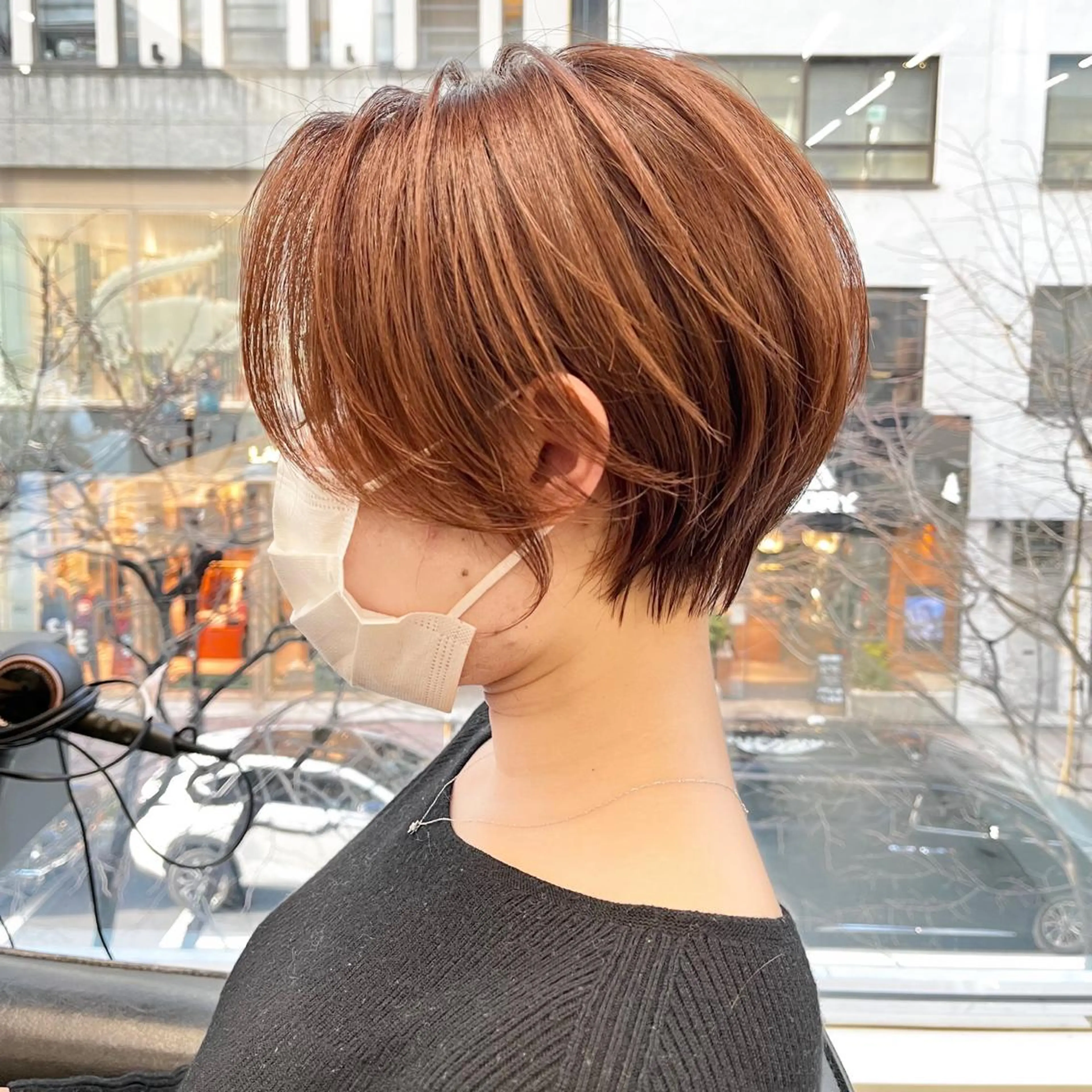 ショート カラー パーマ ヘアアレンジ メンズ キッズ ネイル マツエク・マツパ アイブロウ modek's tokyo所属・顔周りレイヤー ☺︎shunのヘアスタイル