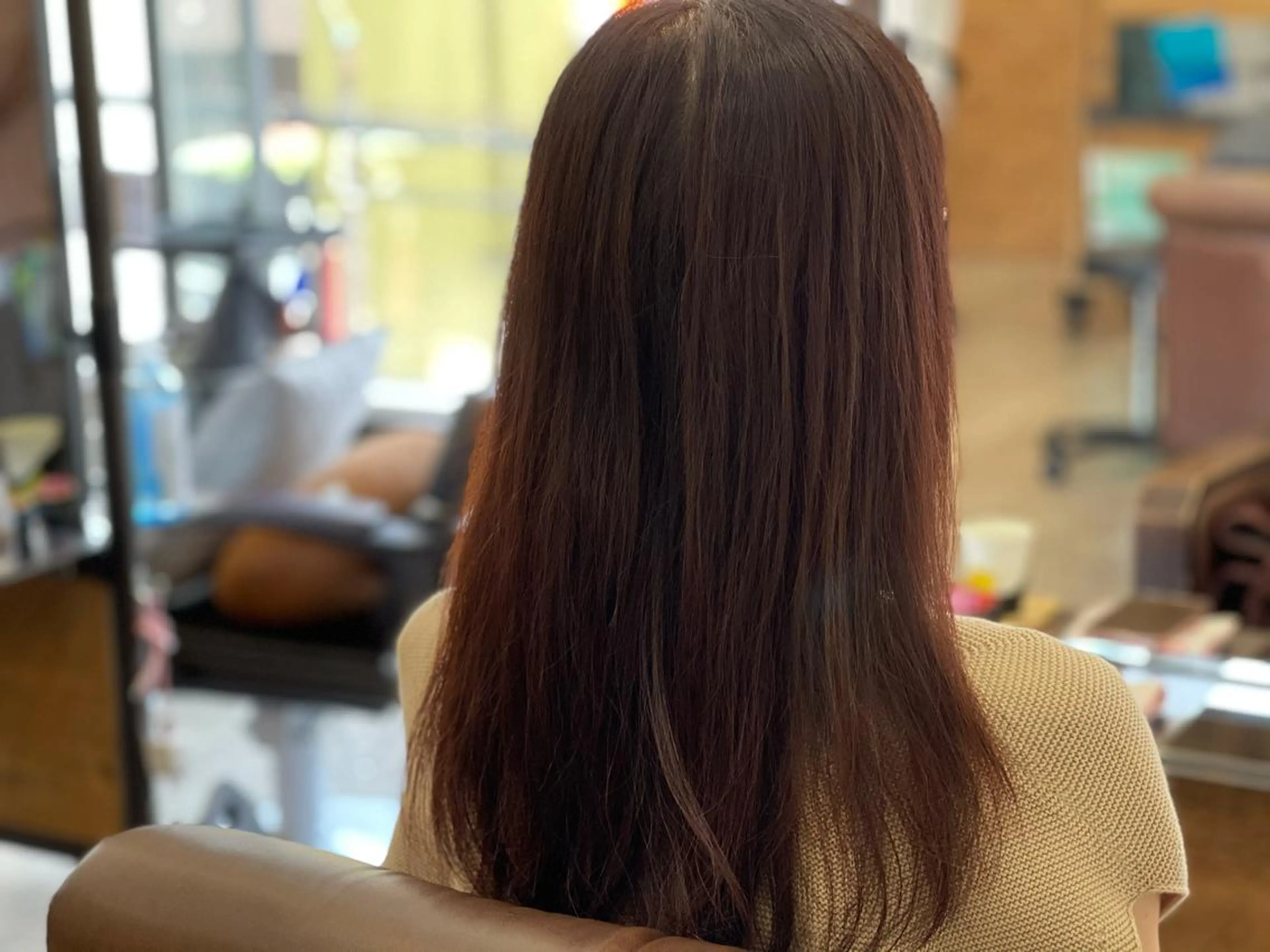 ロング カラー charme溝の口所属・くせ毛カット終着点 カワサキトオル溝の口のヘアスタイル