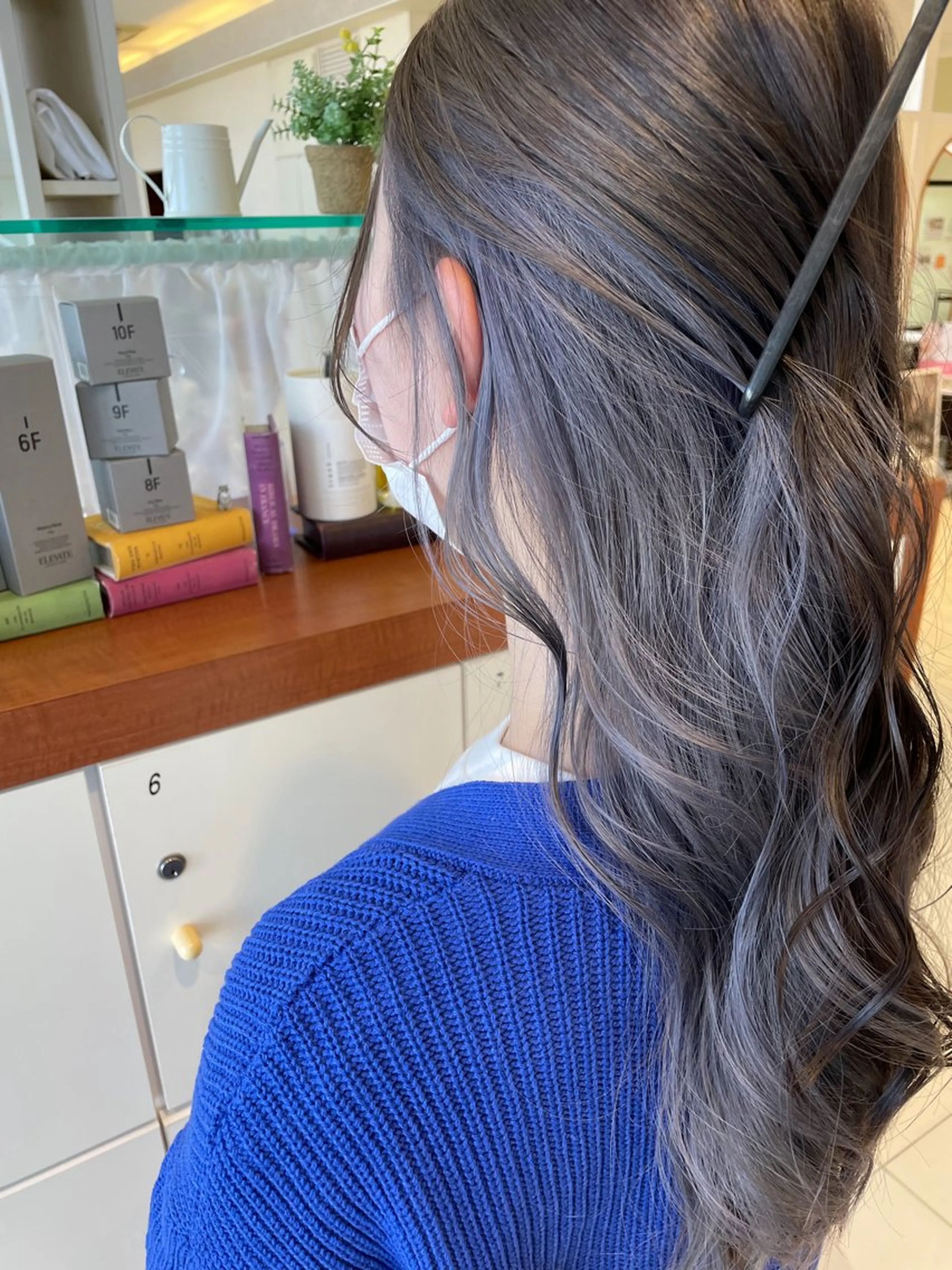 ロング カット ヘアカラー トリートメント 日置 大智のヘアスタイル