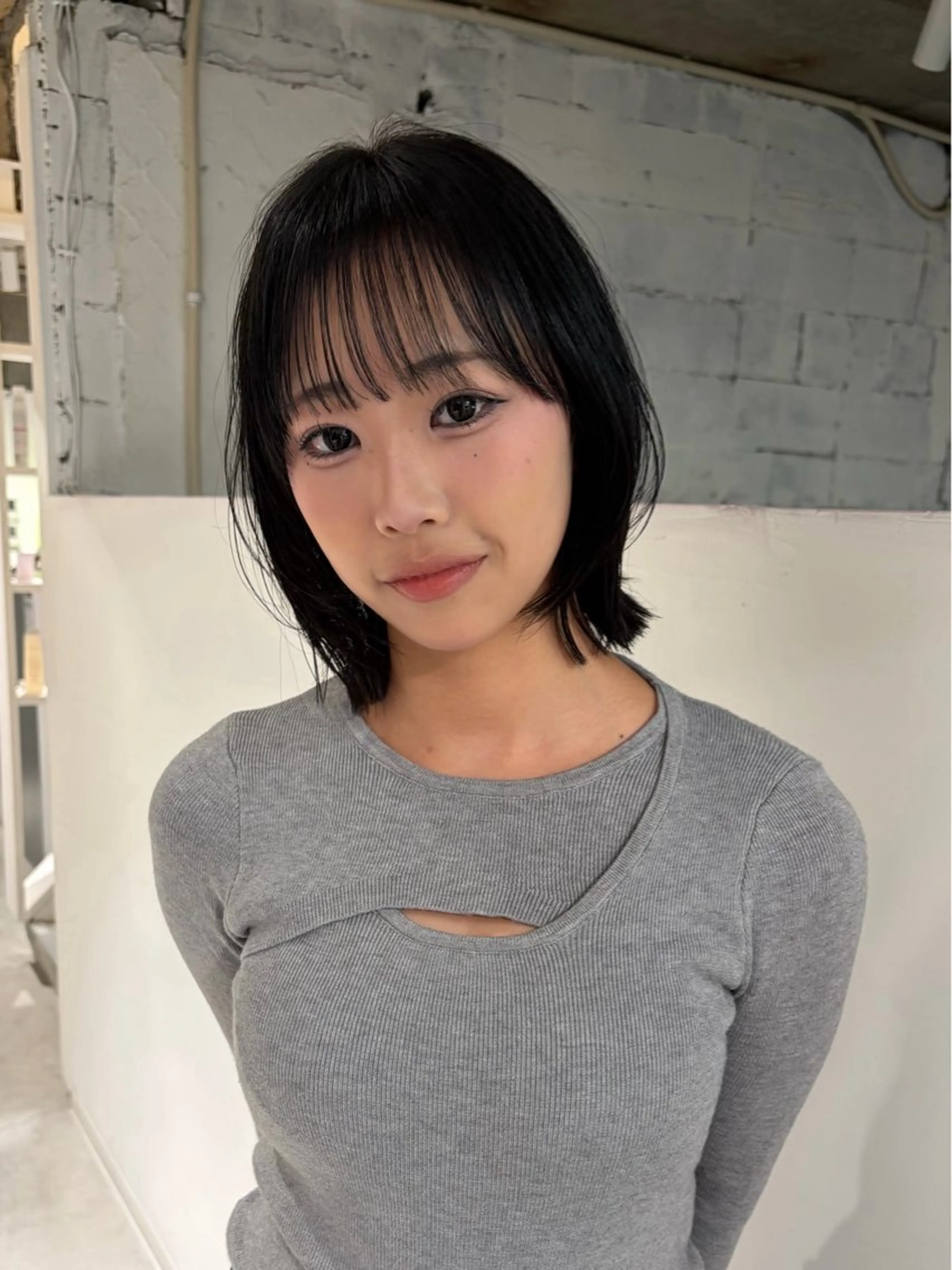 ミディアム ボブレイヤー ボブ レイヤーカット 🪐hikari /似合わせカットのヘアスタイル