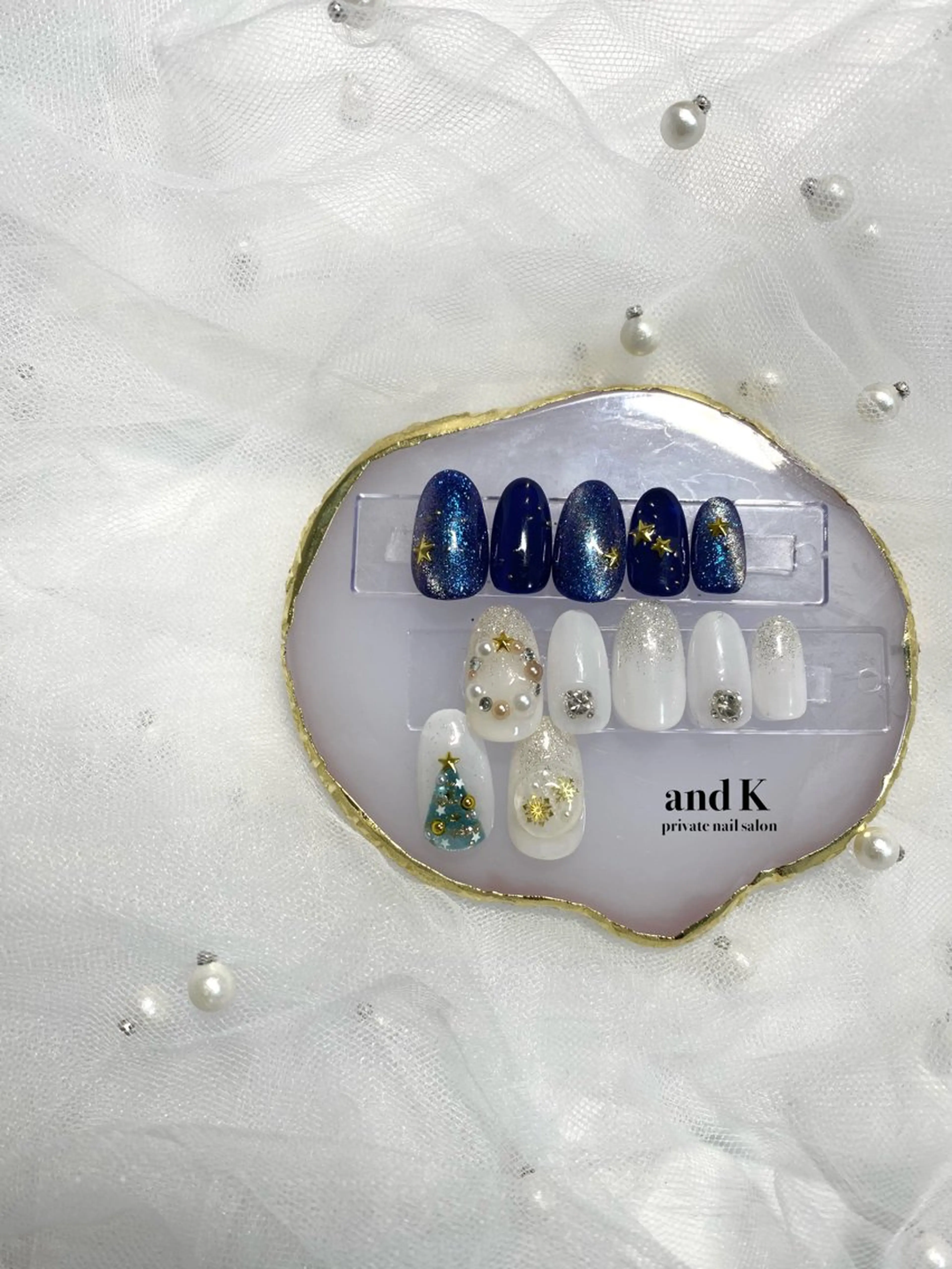 ネイル 冬ネイル クリスマス andK nail salonのネイルデザイン