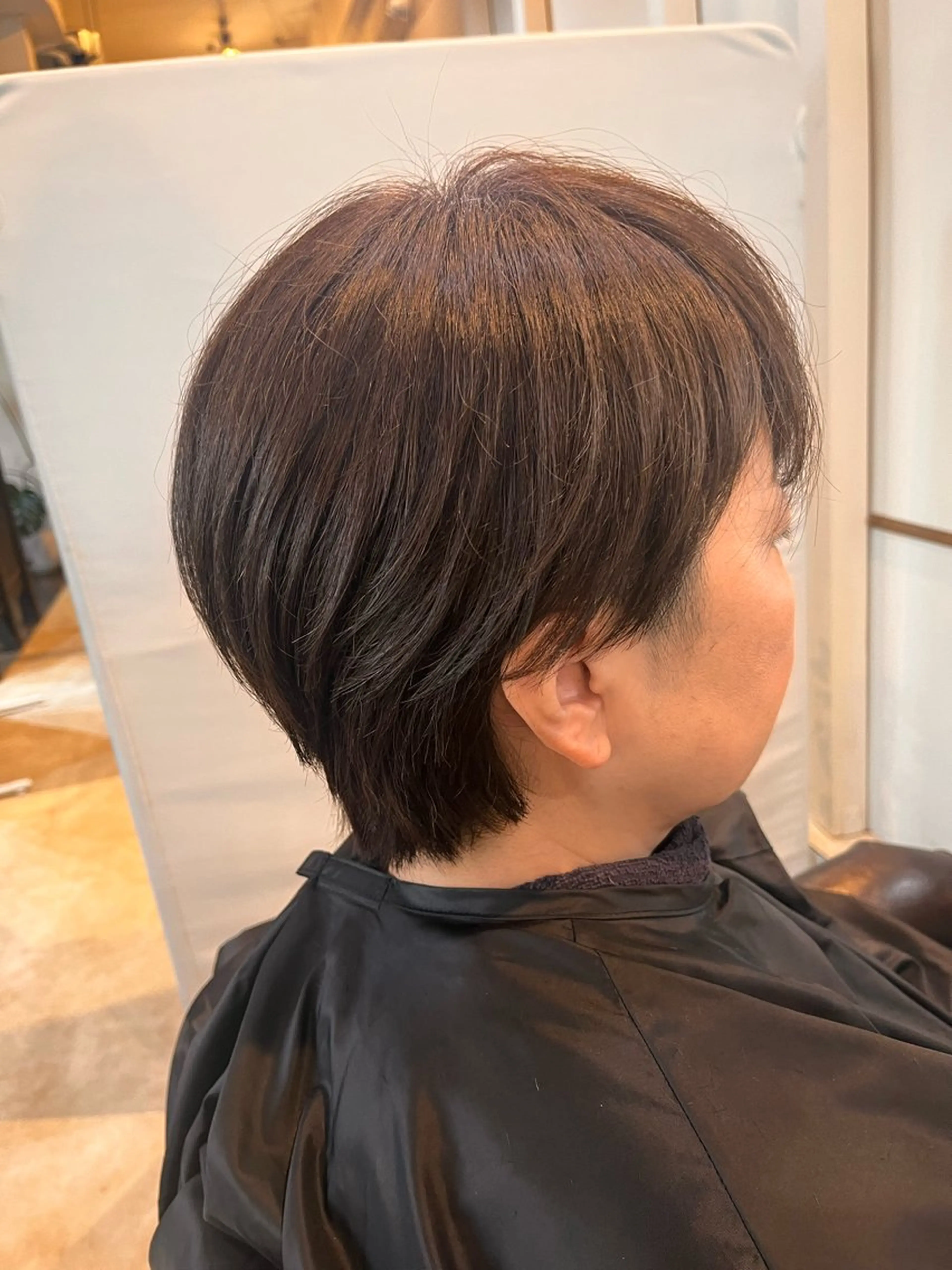 ショート カラー イルミナカラー 大石 藍のヘアスタイル