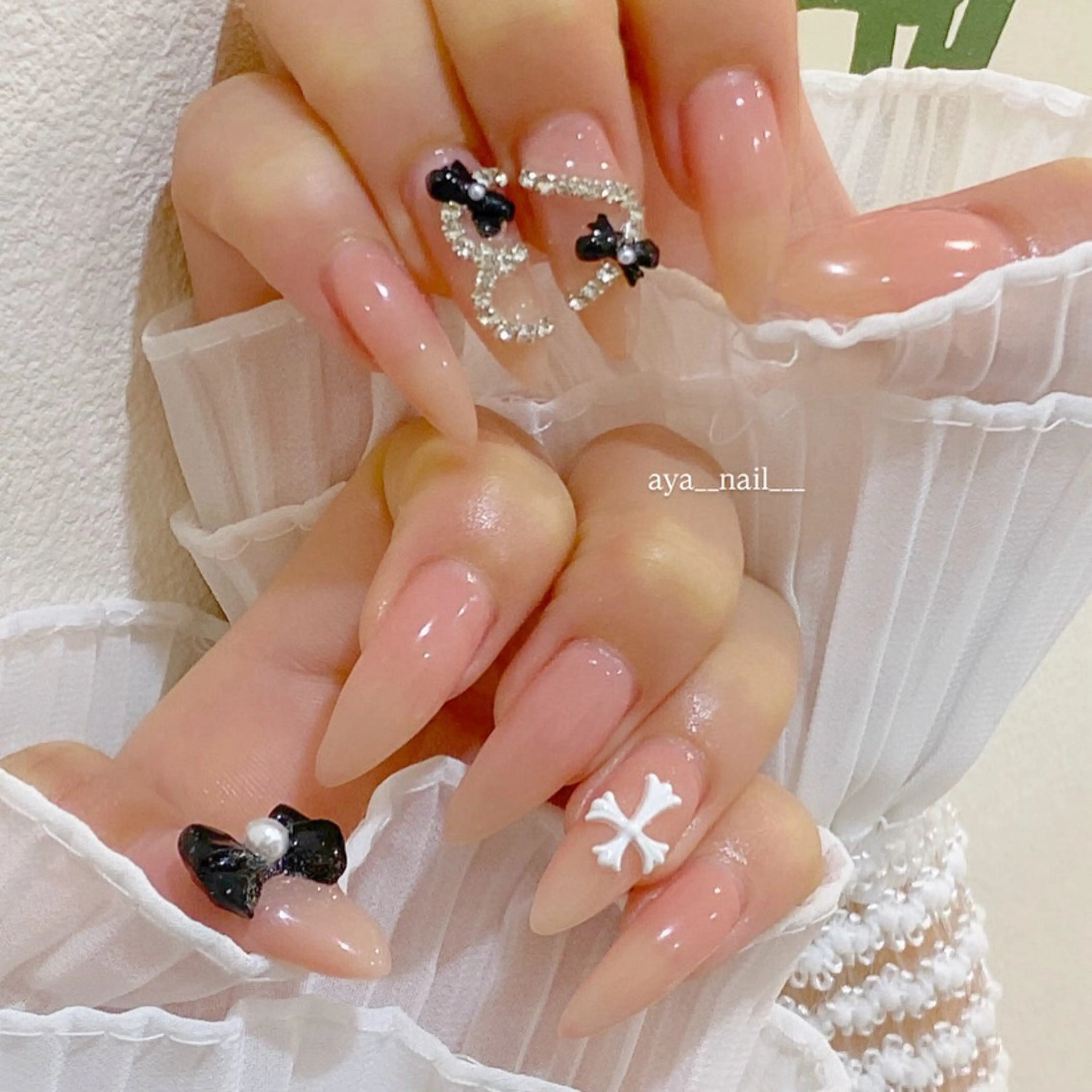 ネイル ハンドネイル shareplus honmachi所属・Lim nail🤍 Ayaのネイルデザイン
