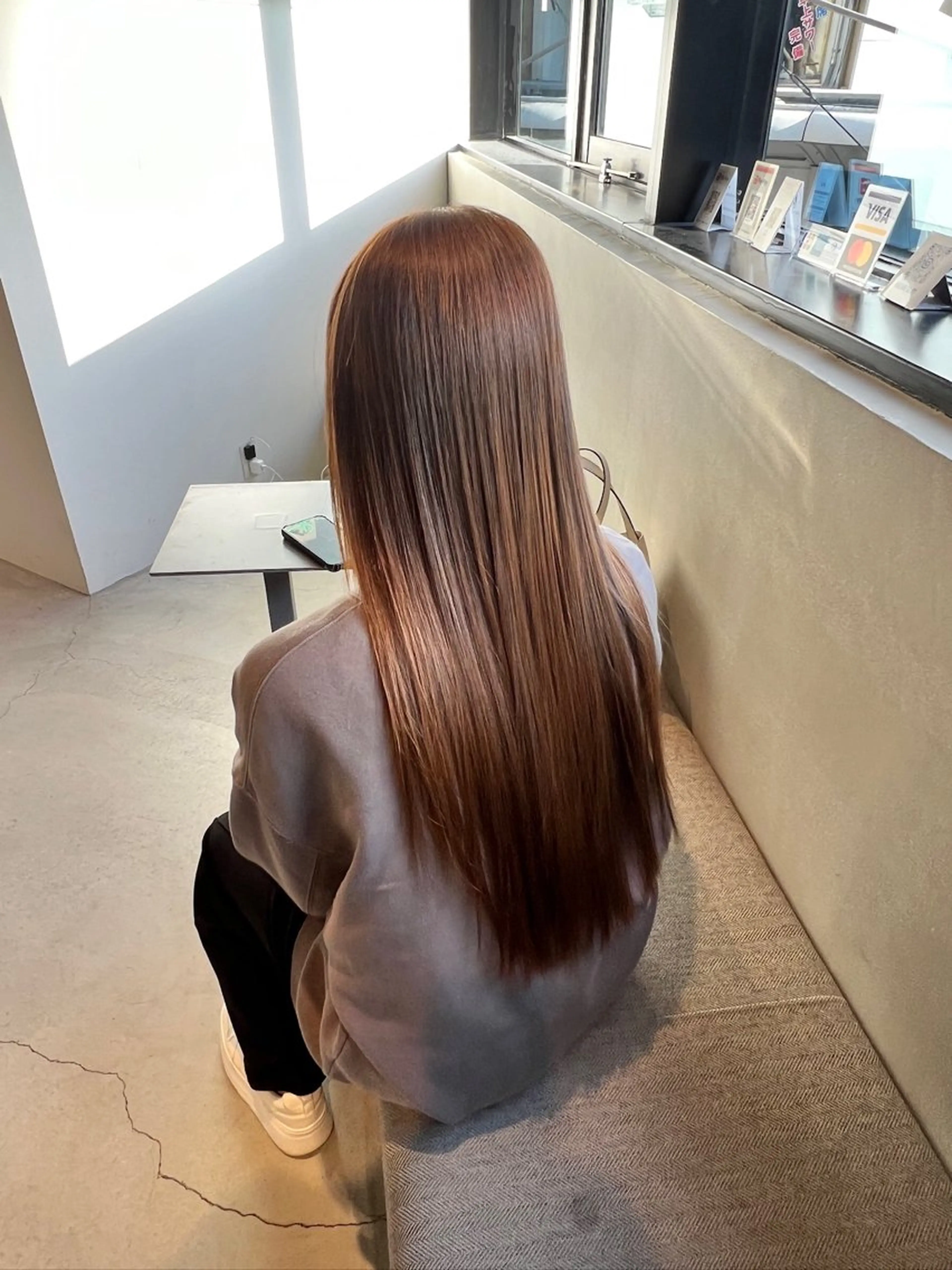 カット＋縮毛矯正＋トリートメントの写真