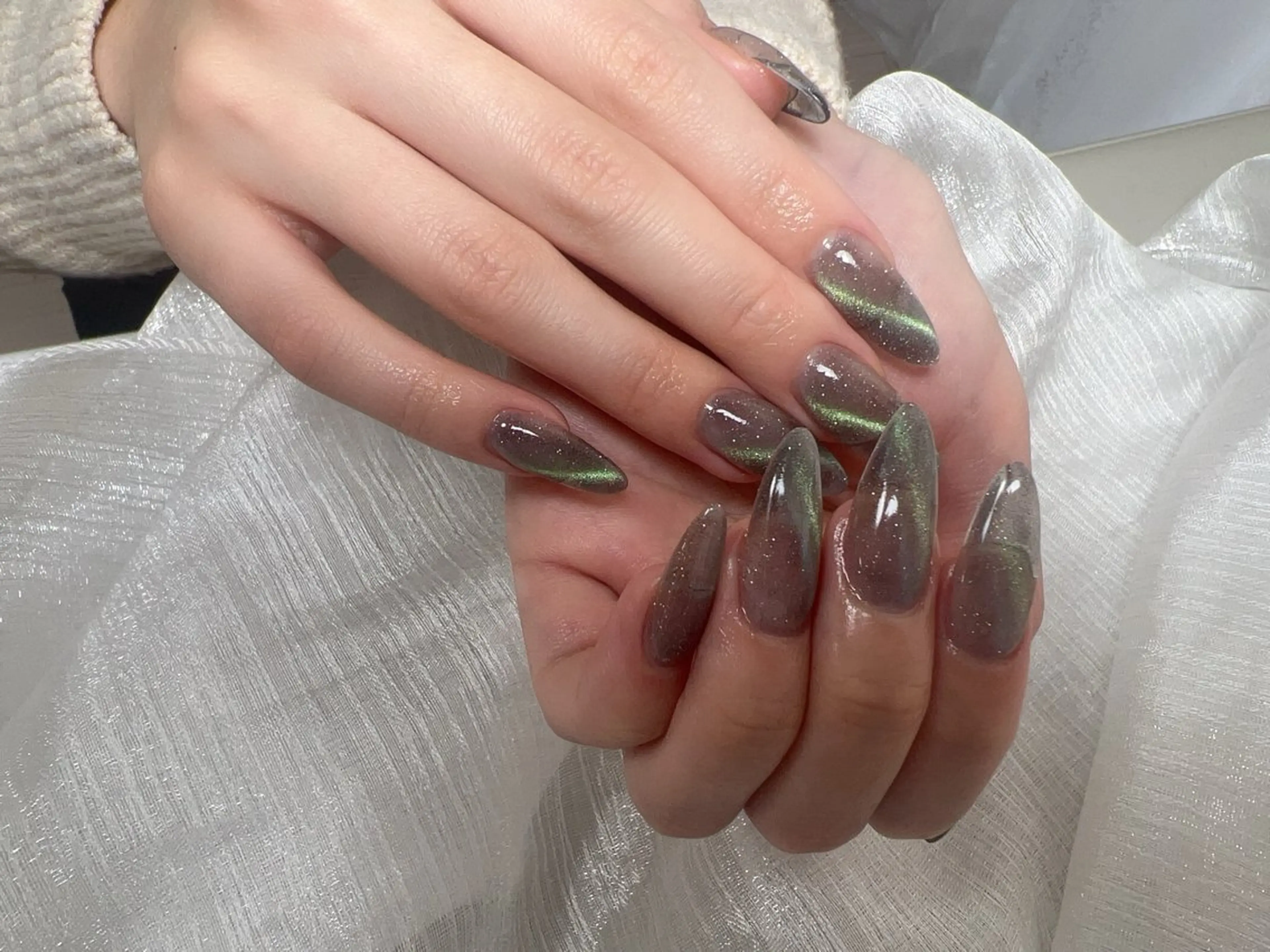 チップ長さ出し10本＋ワンカラー(マグネット)の写真