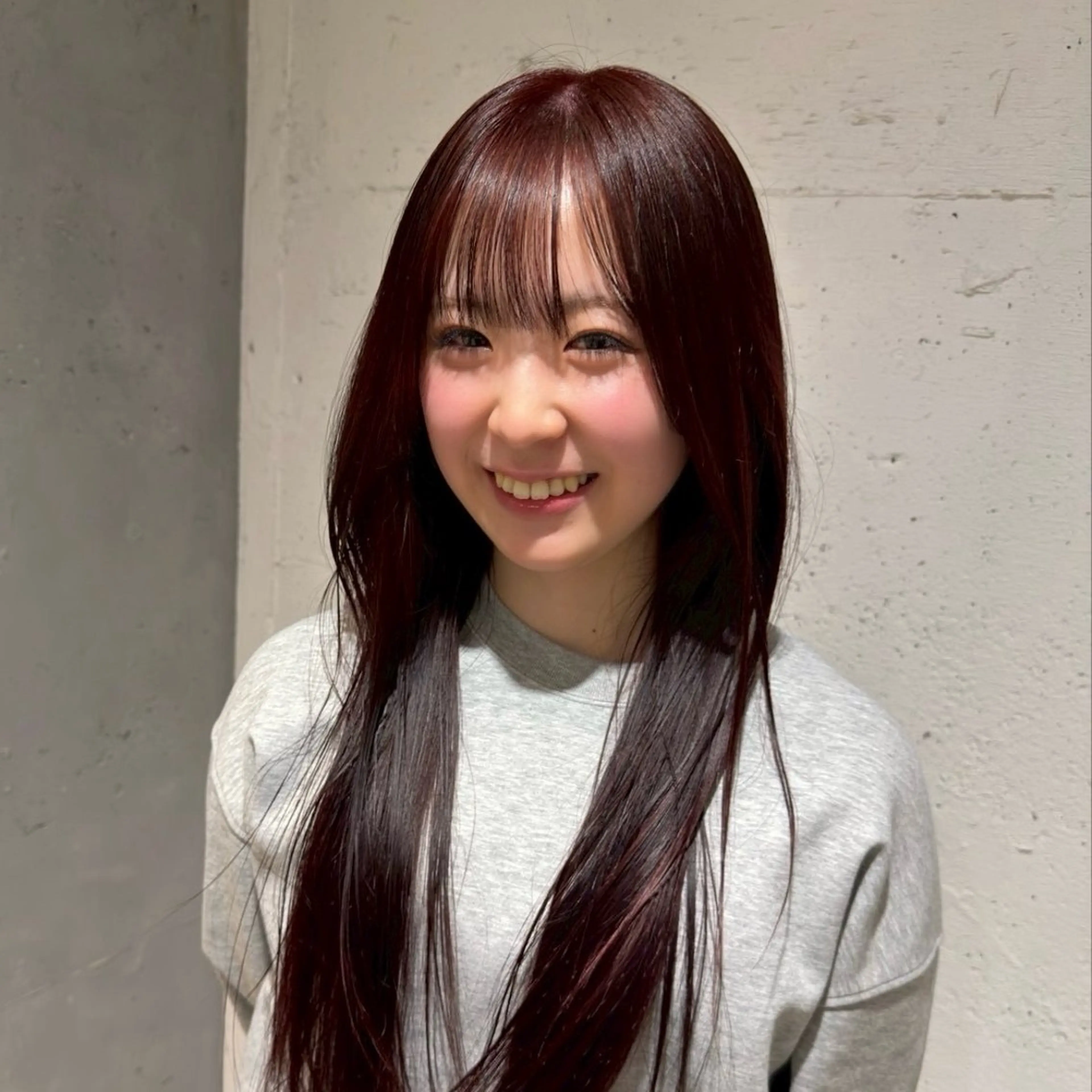 ロング カラー ピンクカラー はなか こうすけのヘアスタイル