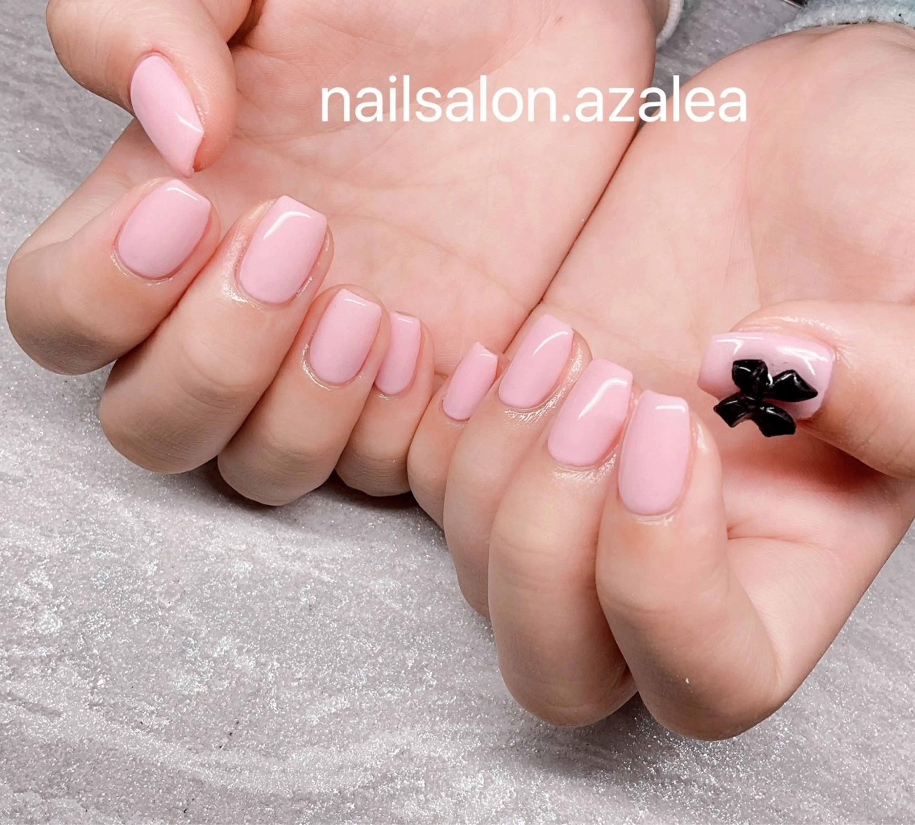 ネイル リボン ハンドネイル R inのネイルデザイン