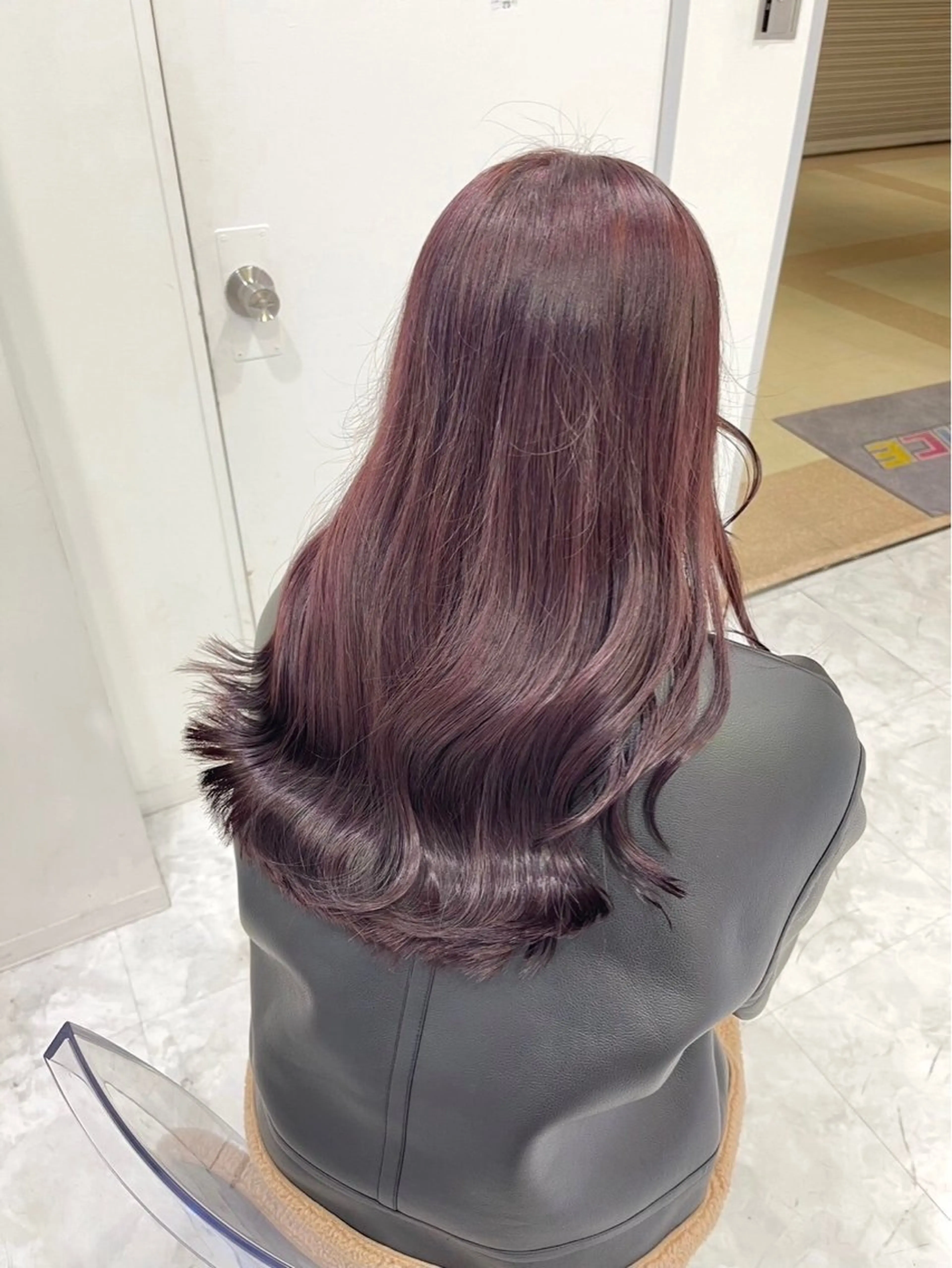 ロング カラー ヘアアレンジ 🥀レイヤー×ハイト ーントレンドヘア🥀のヘアスタイル