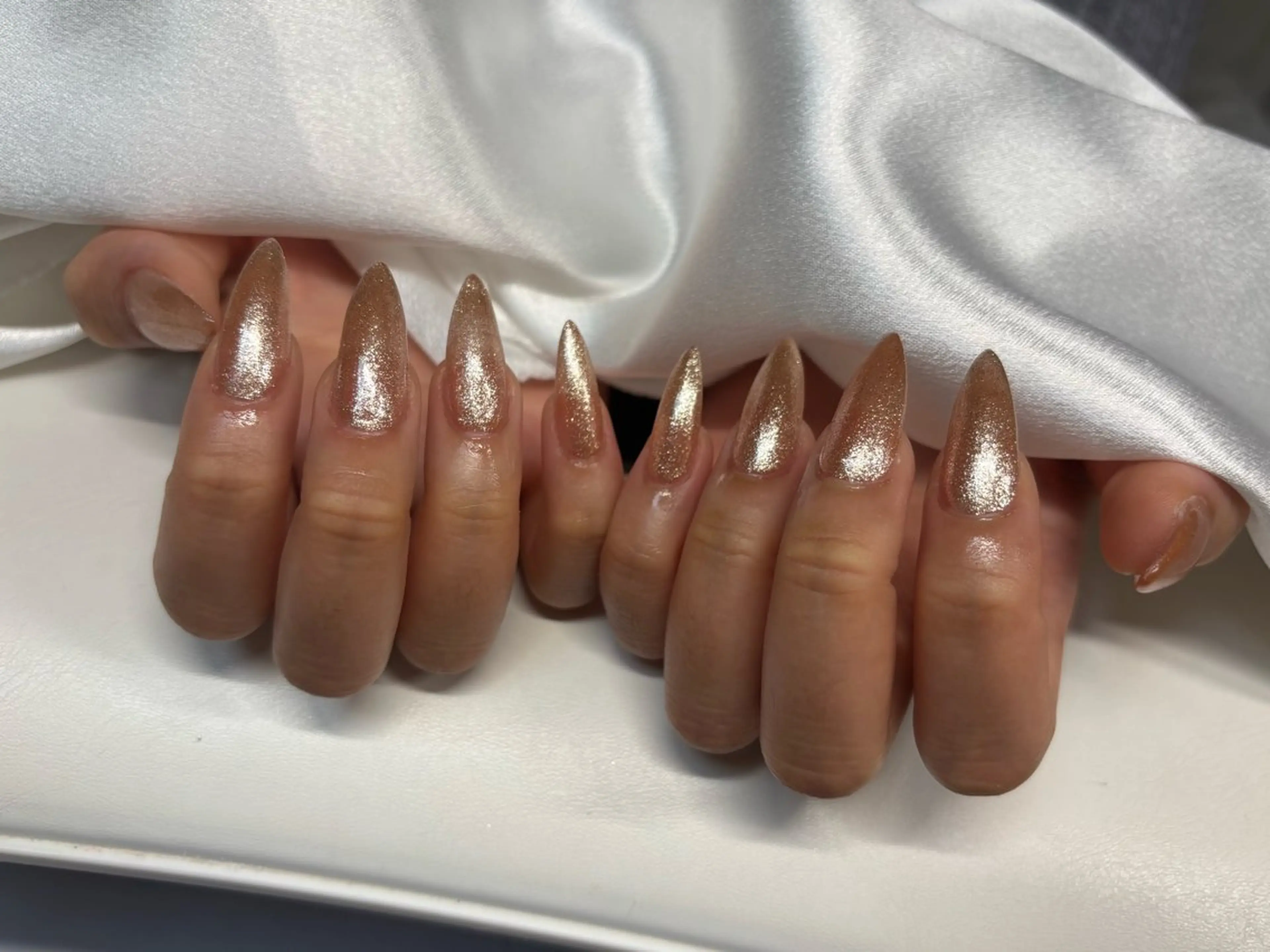 ネイル 長さ出し ワンカラーネイル 門真市ネイルサロン♡ KUMI.HANAのネイルデザイン