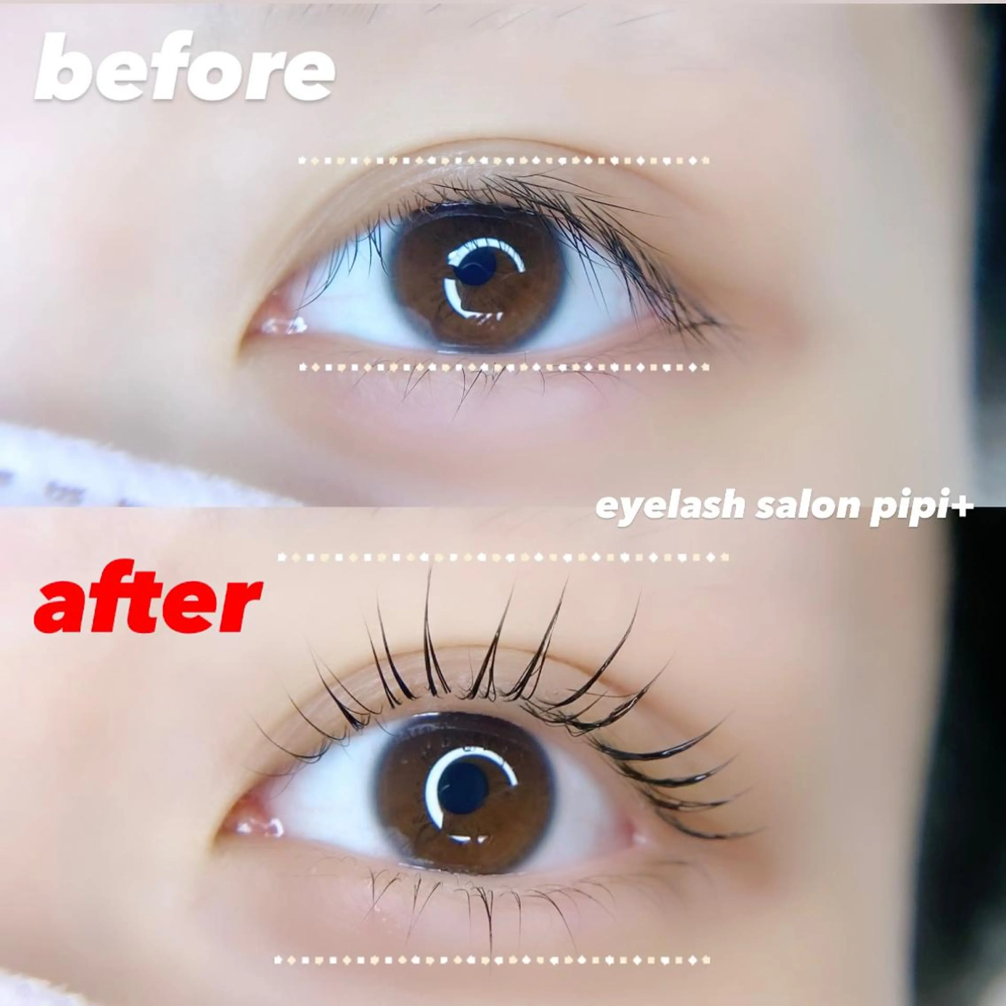 💐再来の方【逆まつげの方に◆上下パーマorパリジェンヌ選択可】美容液成分入りコーティング付き★の写真