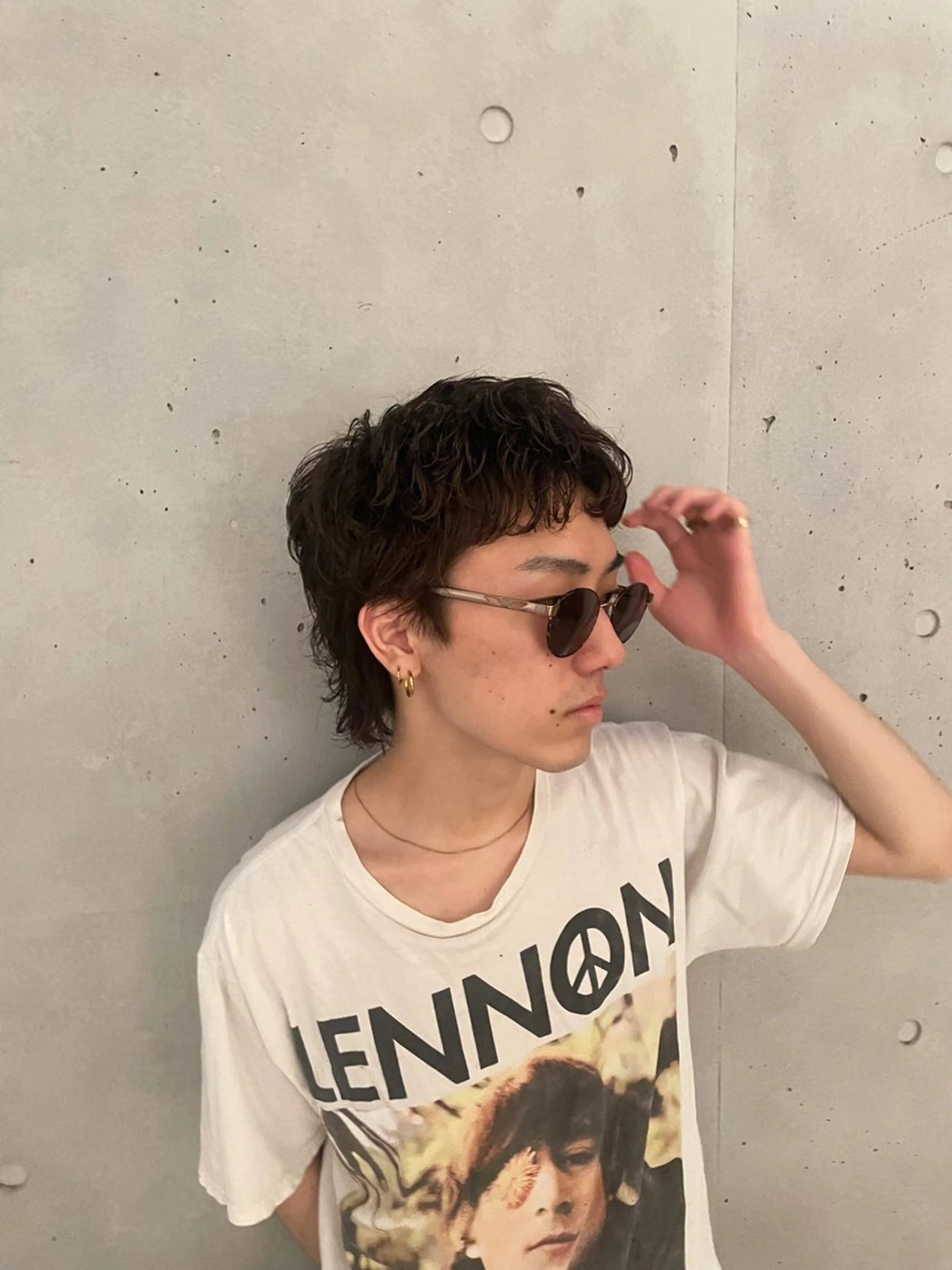 カラー メンズ 角南 莉朱のヘアスタイル