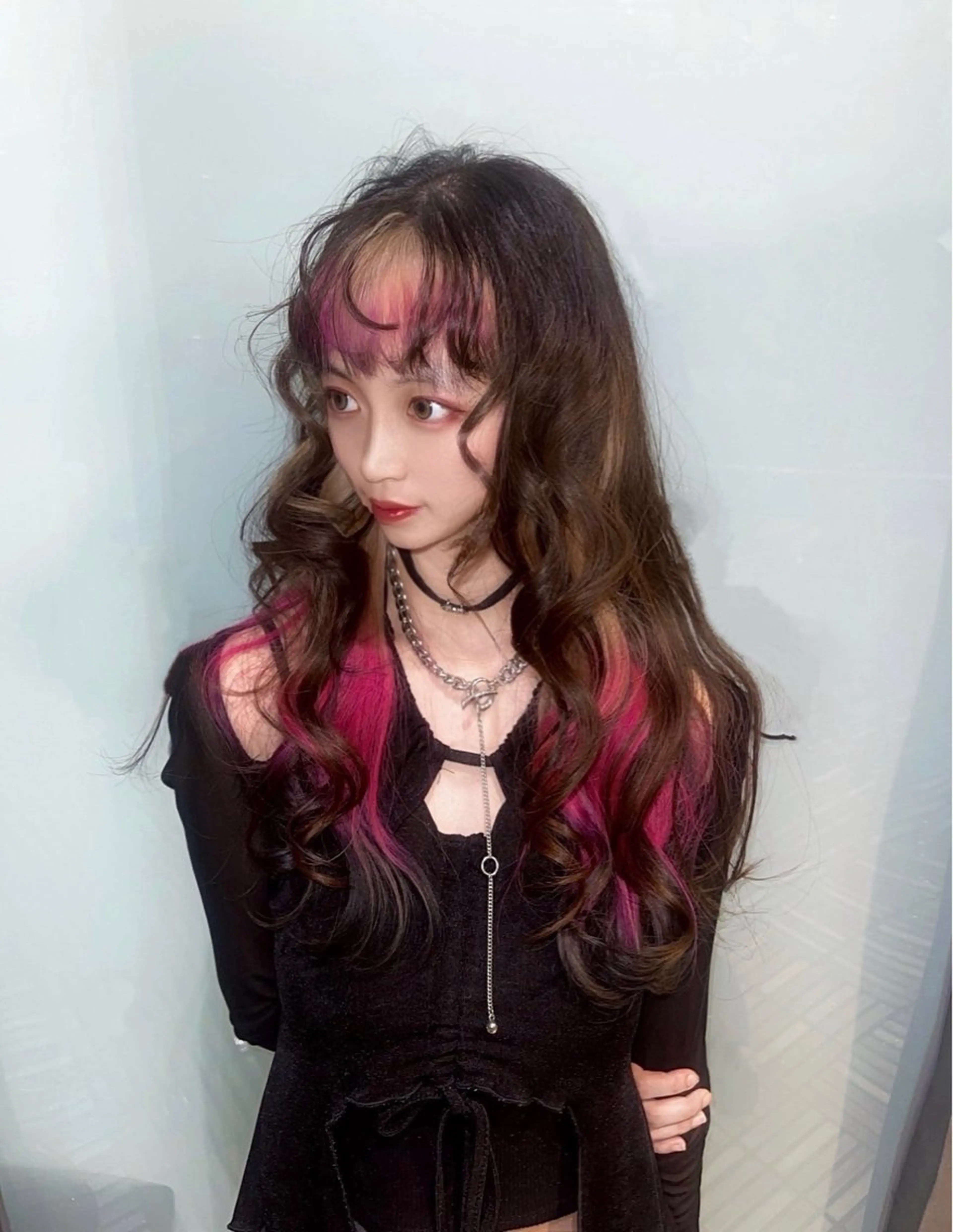 ロング カラー ミルクティー/透明感 カラー🎀YURIAのヘアスタイル