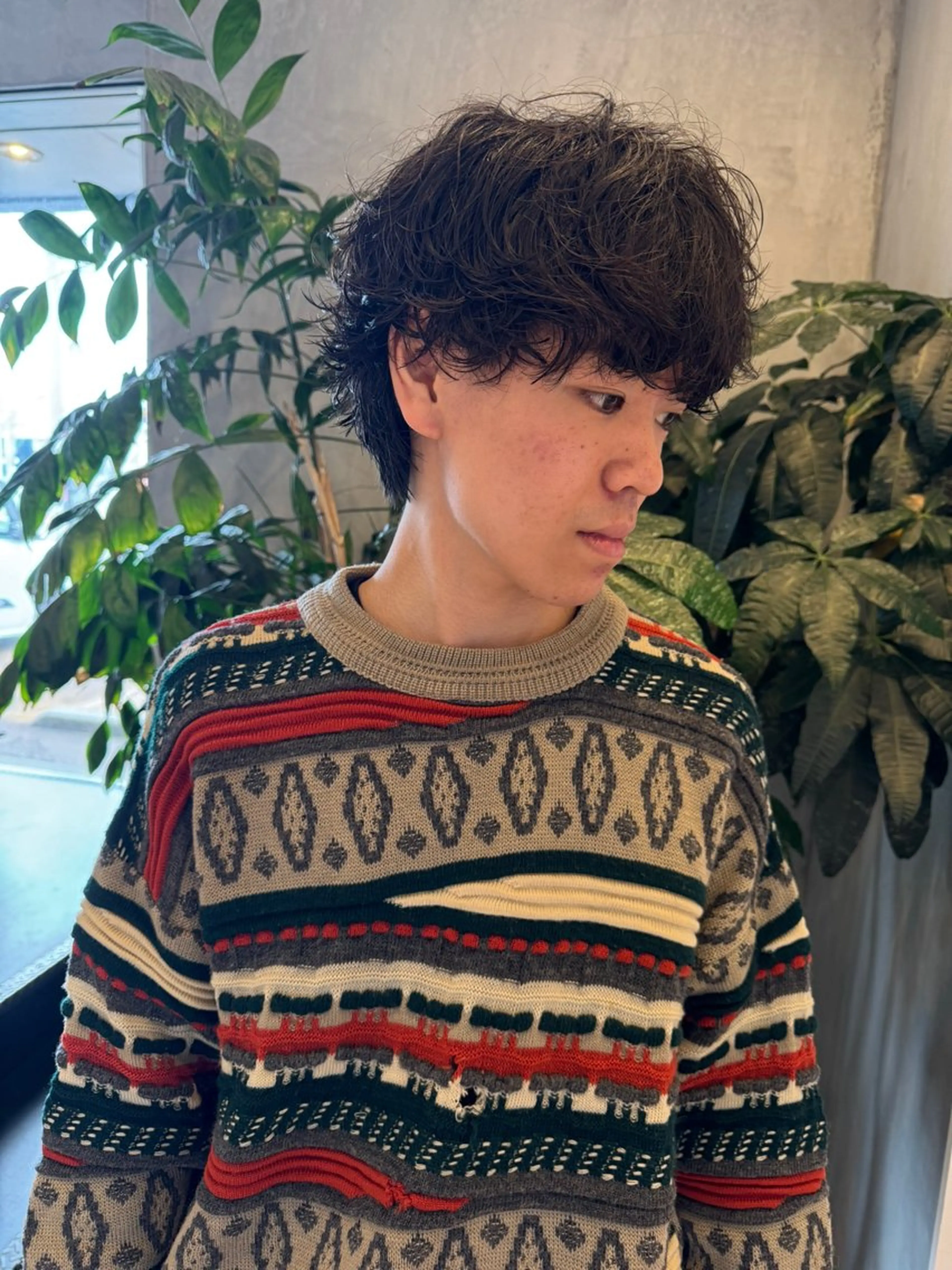 パーマ メンズ カット パーマ メンズパーマ/長岡 坂口祥貴のヘアスタイル