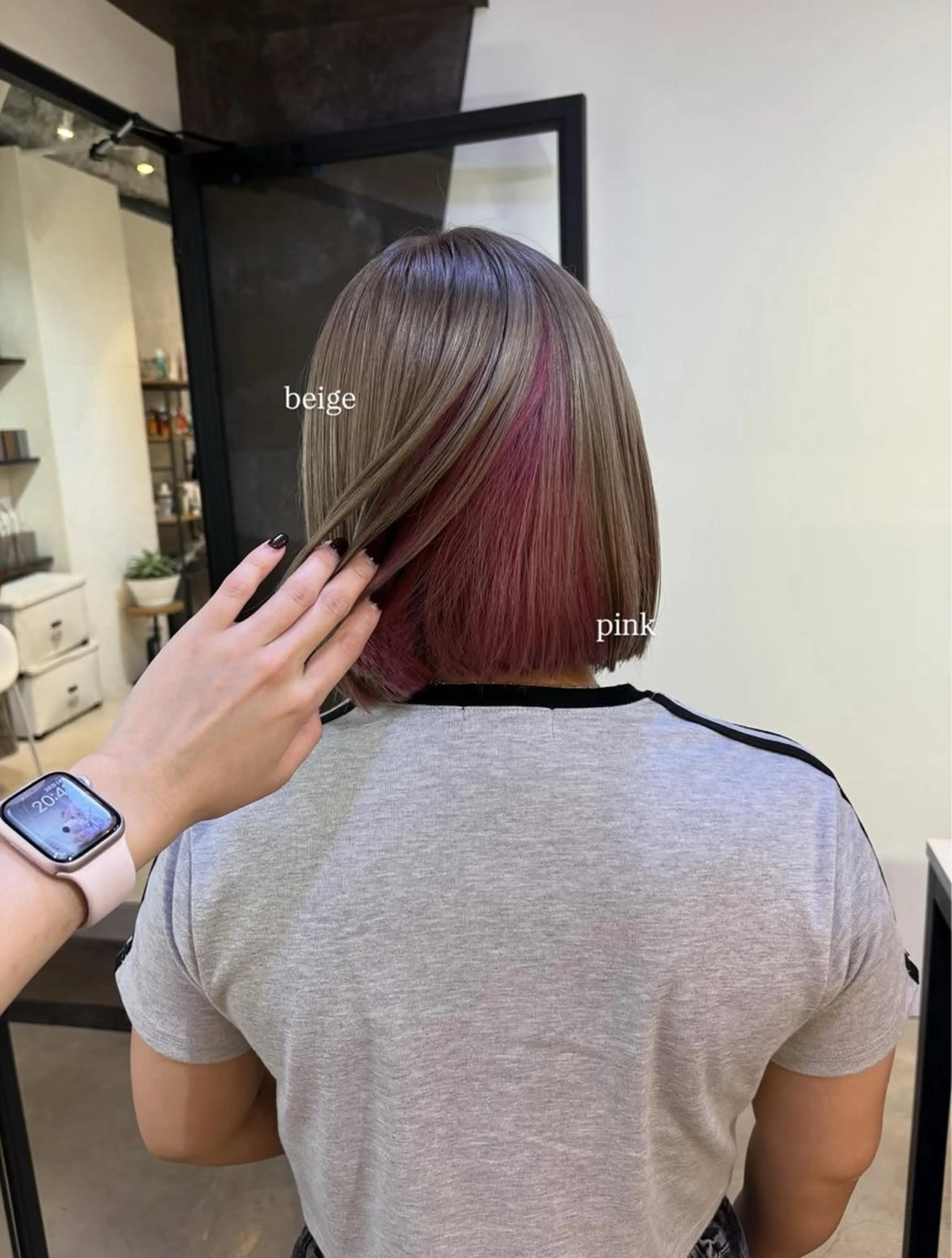 ミディアム カラー SEAM所属・いぶ /札幌美容師のヘアスタイル