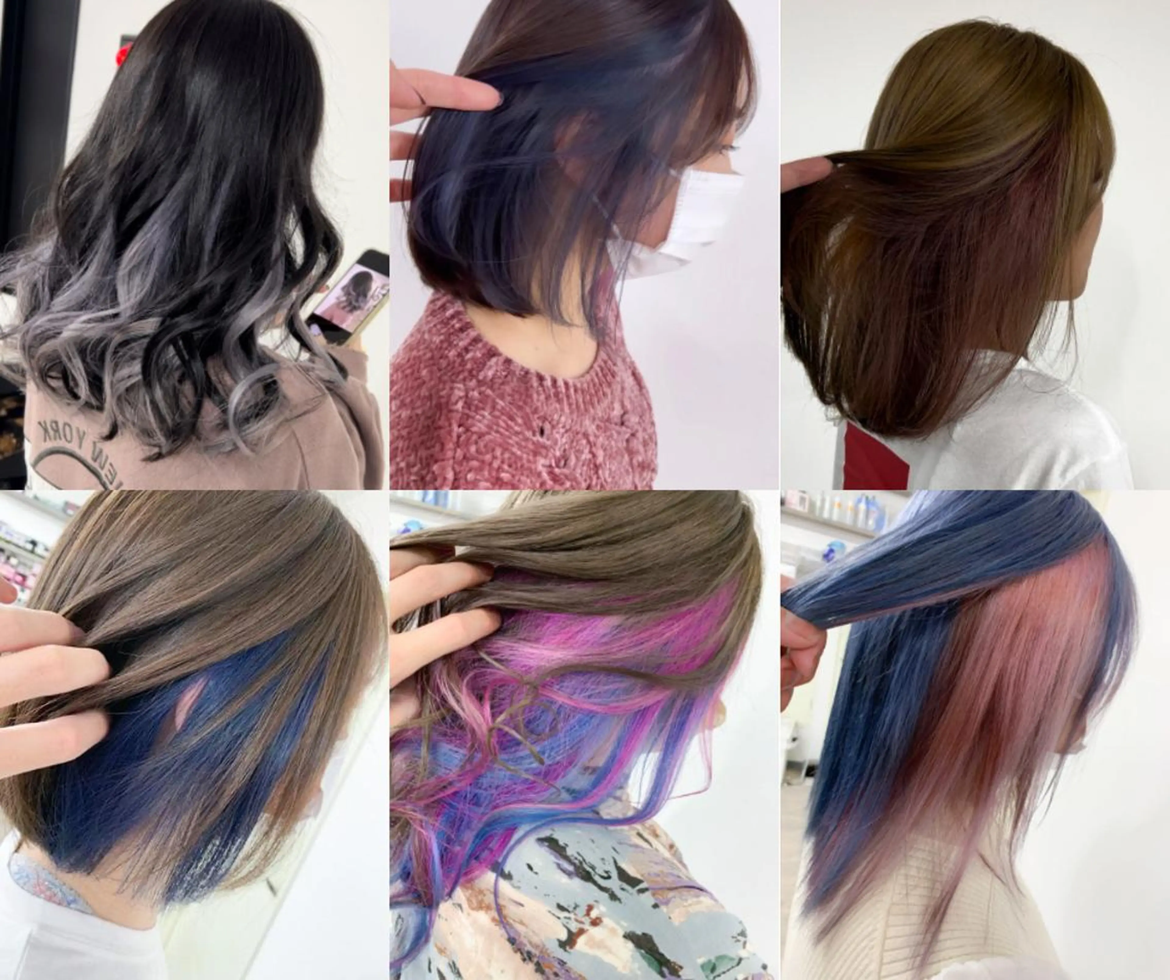 耳掛けや巻いた時に映えること間違いなし‼️大人気のインナーカラー¥15400→¥13200の写真