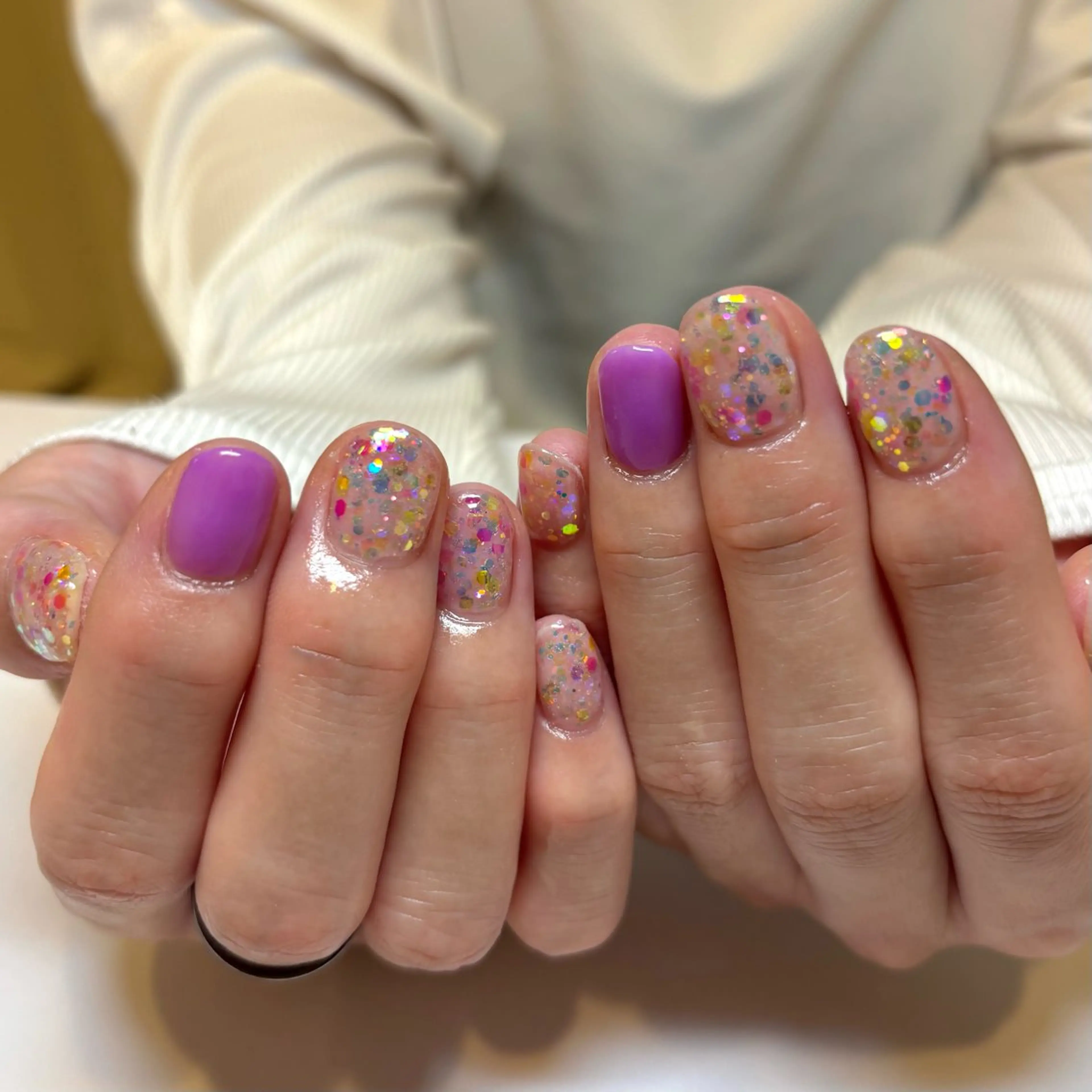 ネイル ️🩵Merci Miyu 南堀江️のネイルデザイン