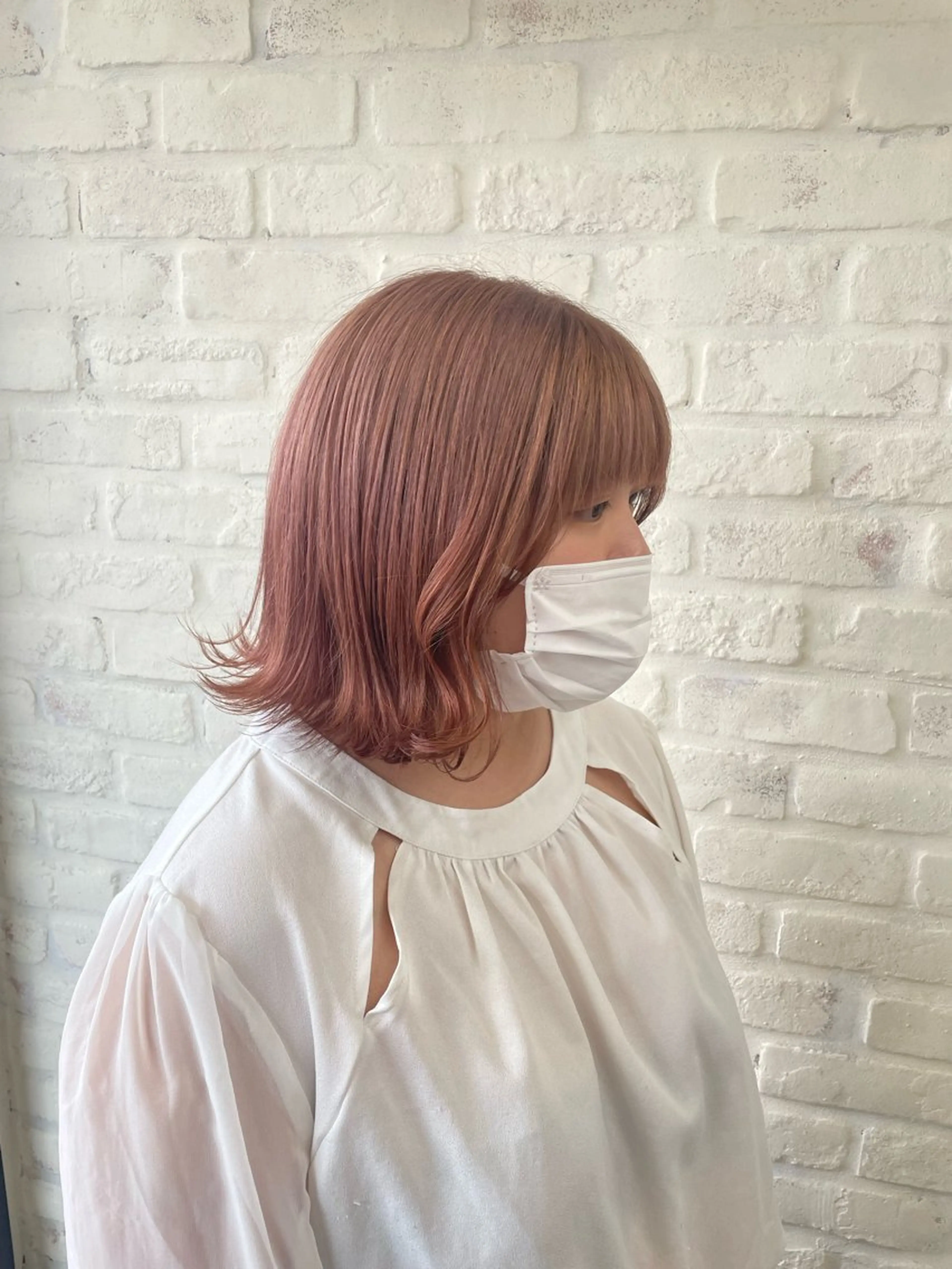 ミディアム ヘアカラー UNITED  BEAUTY KANAZAWA所属・テラダ ユウシン西金沢のヘアスタイル