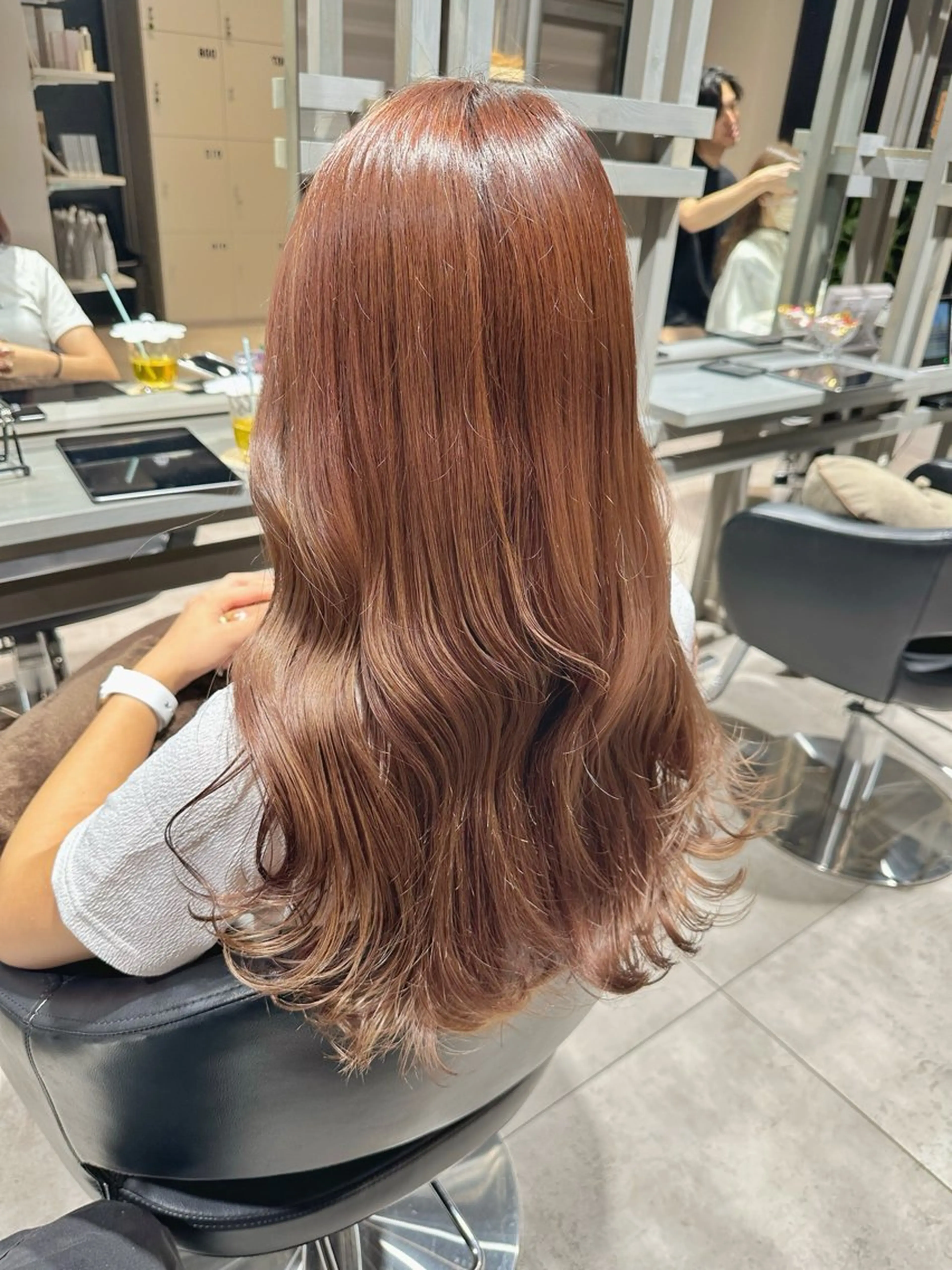 ロング カラー 髪質改善 トリートメント カット ヘアカラー トリートメント KURO/韓国ヘア /レイヤーカットのヘアスタイル